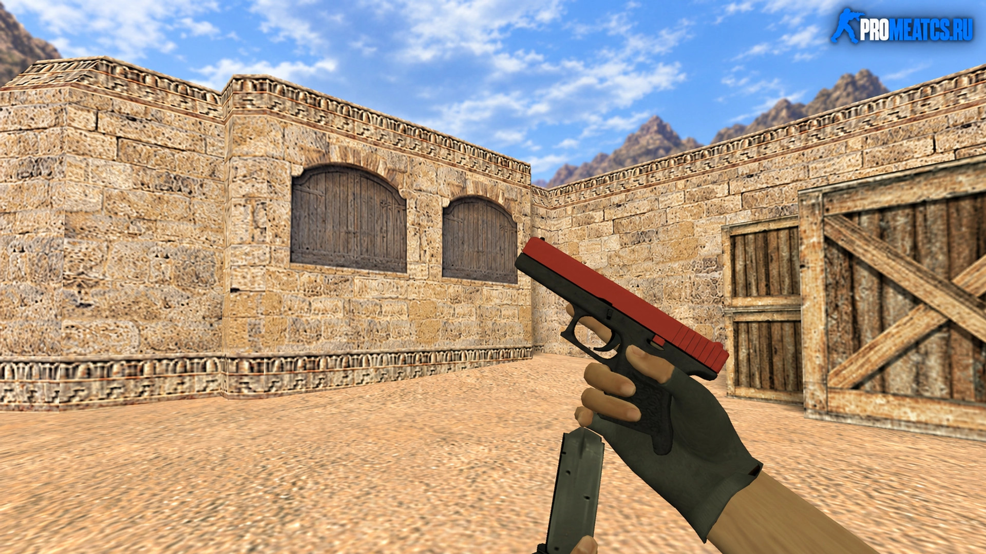 Модель Glock Карамельное яблоко для CS 1.6 — скриншот 1