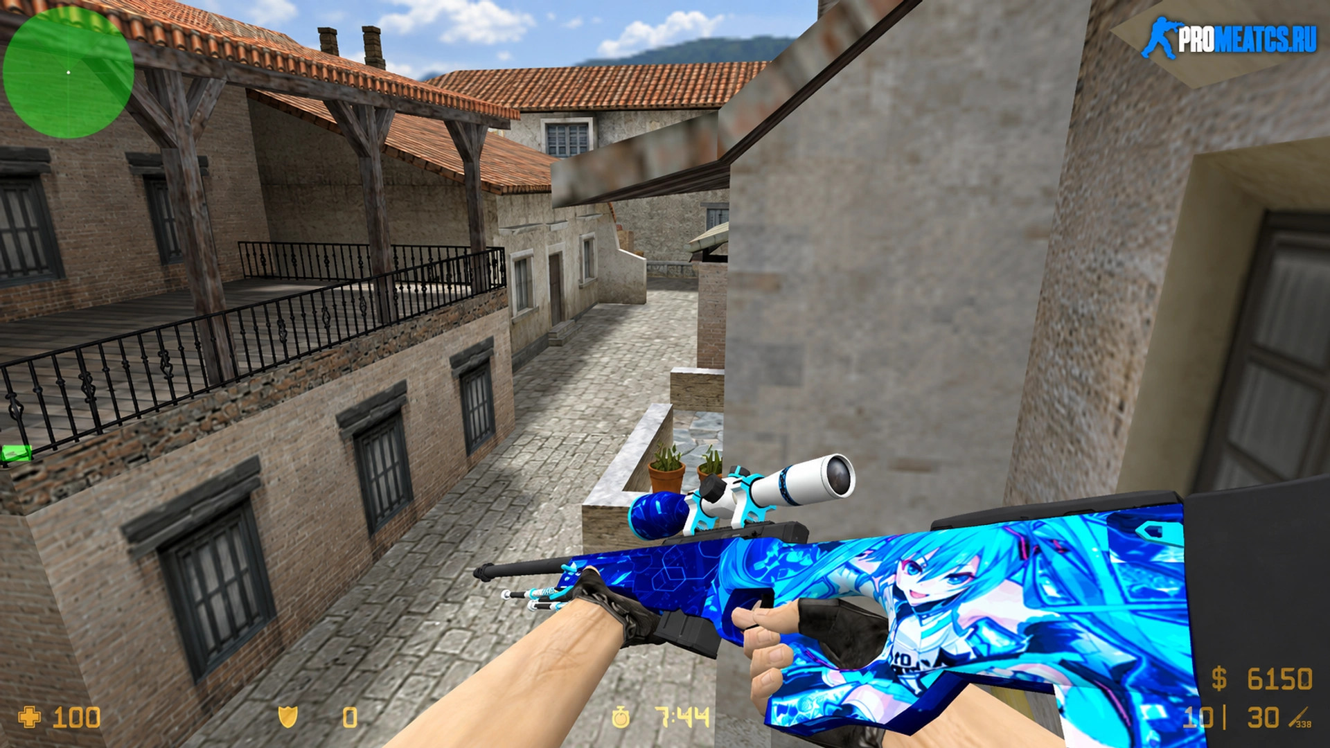 Модель «AWP Мику» для CS 1.6 — скриншот 1