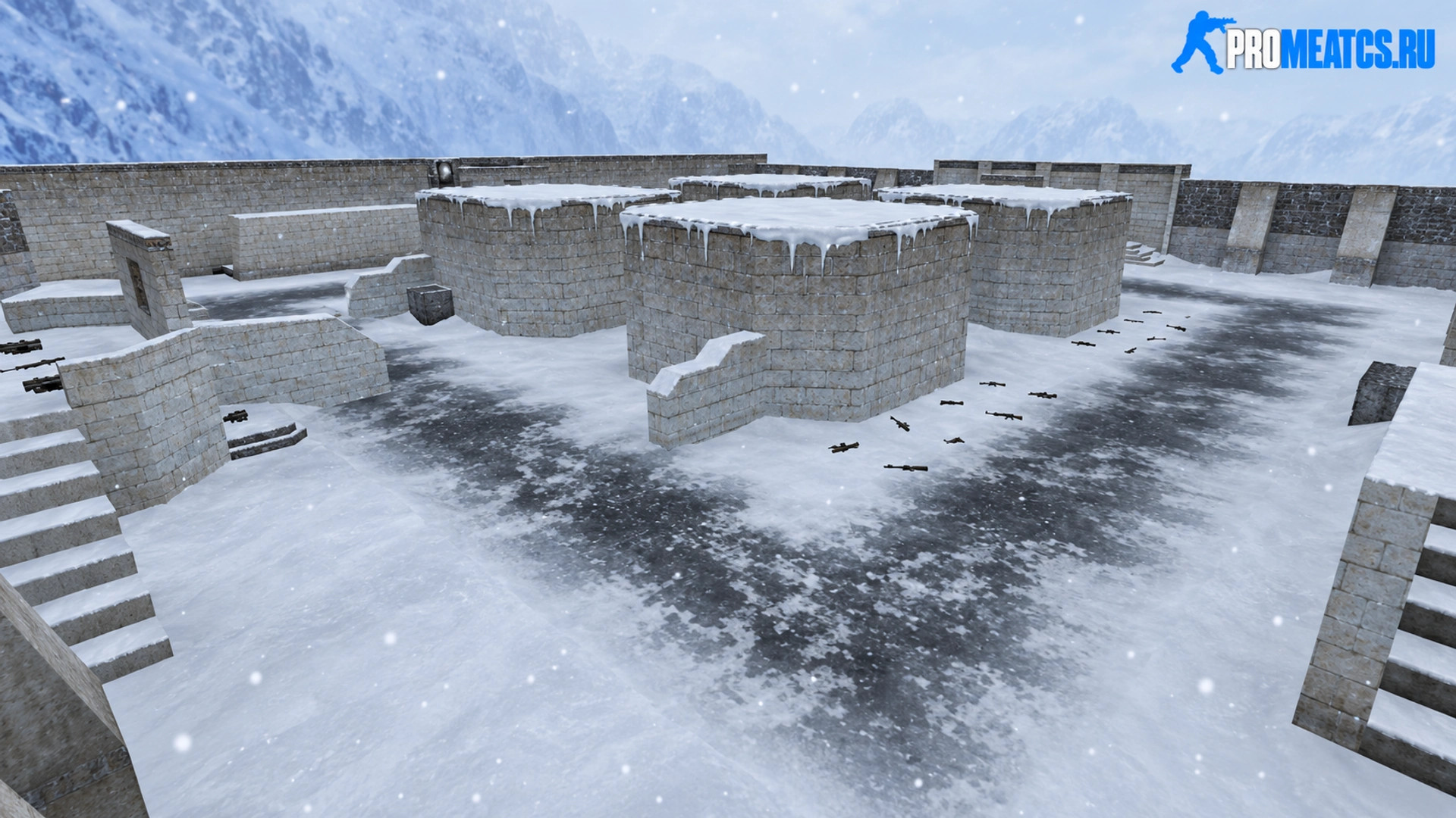Карта «css_snow» для CS 1.6 — скриншот 1