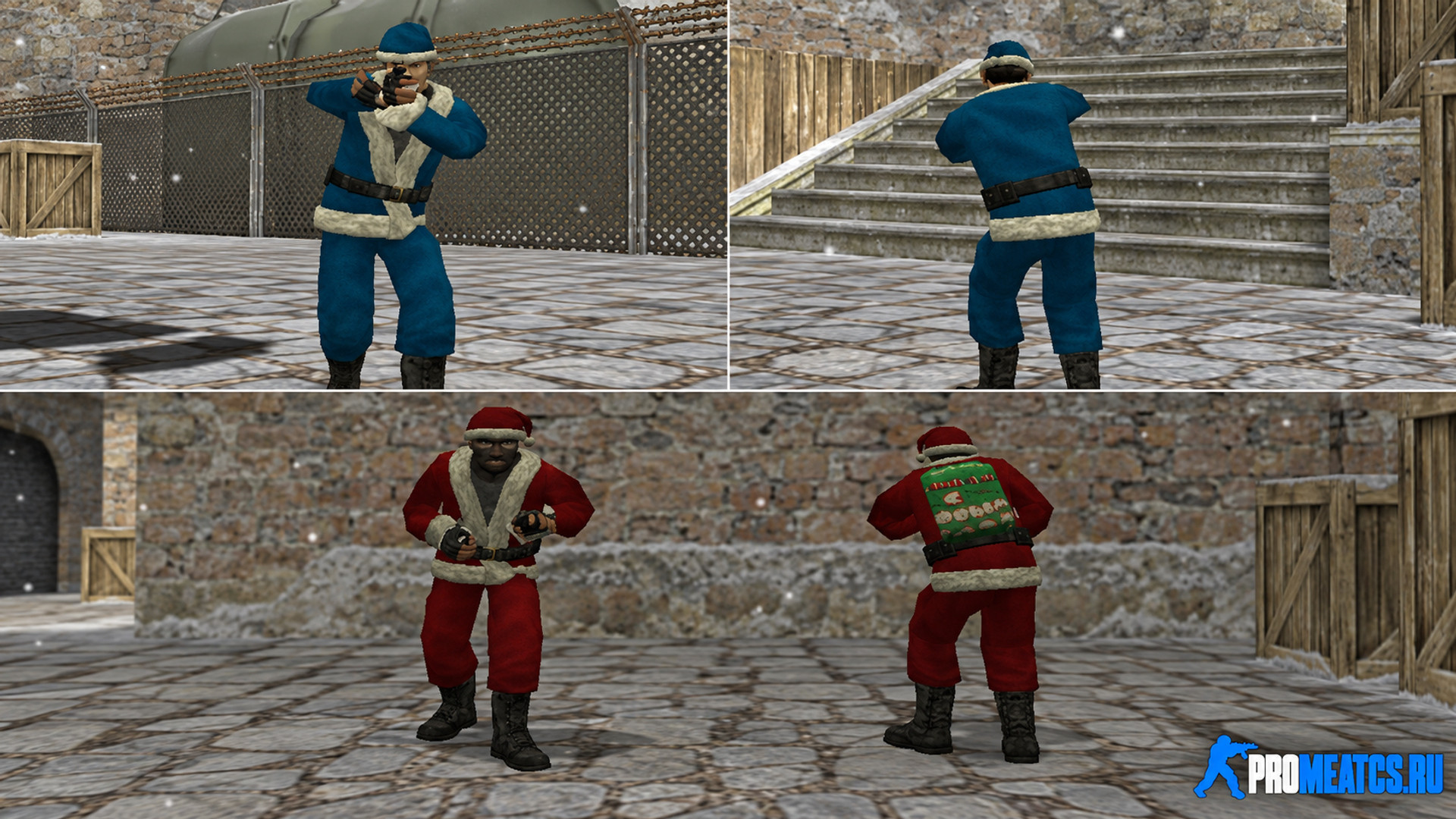 Модель Santa для CS 1.6 — скриншот 1