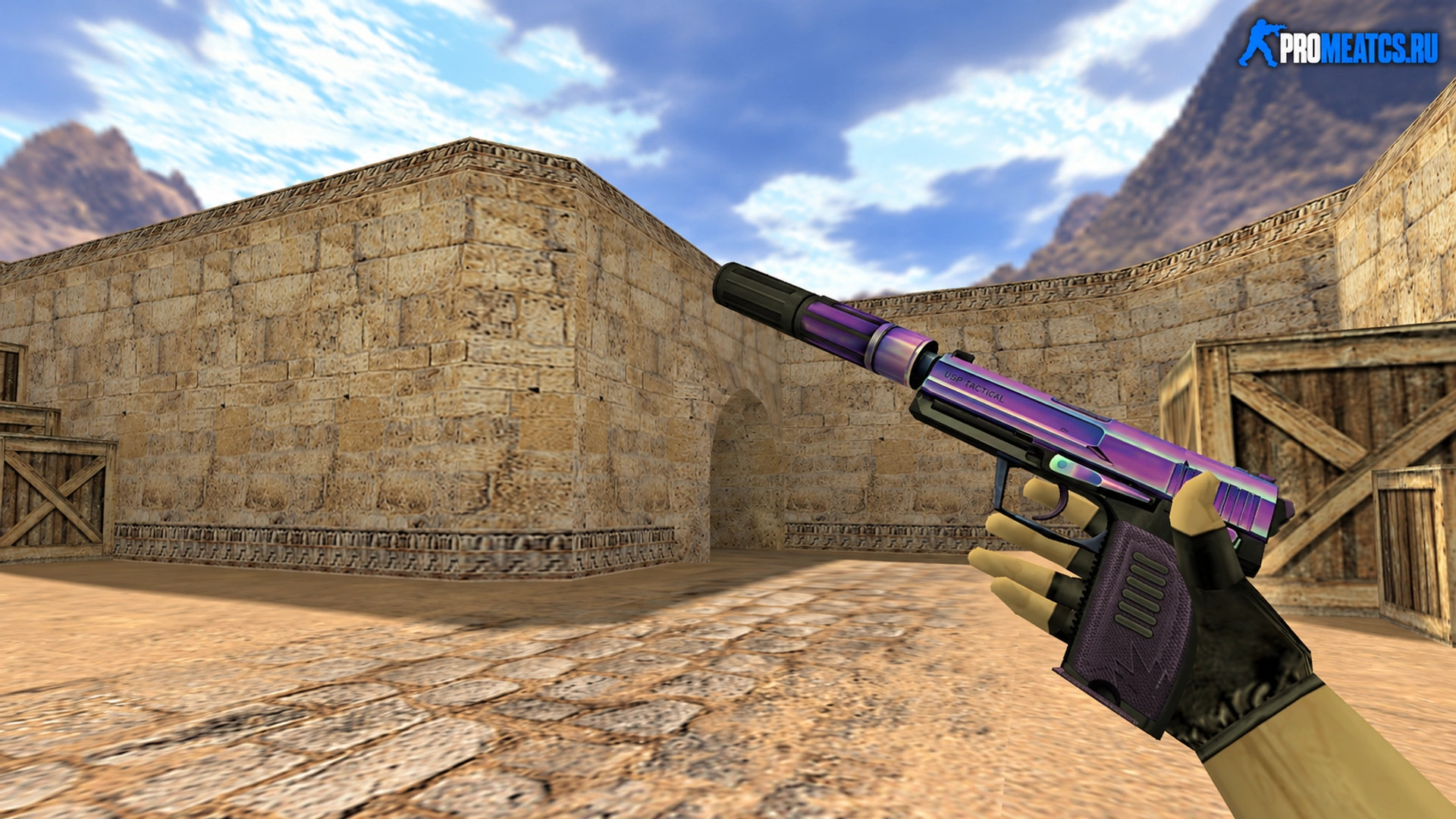 Модель USP Механик для CS 1.6 — скриншот 1
