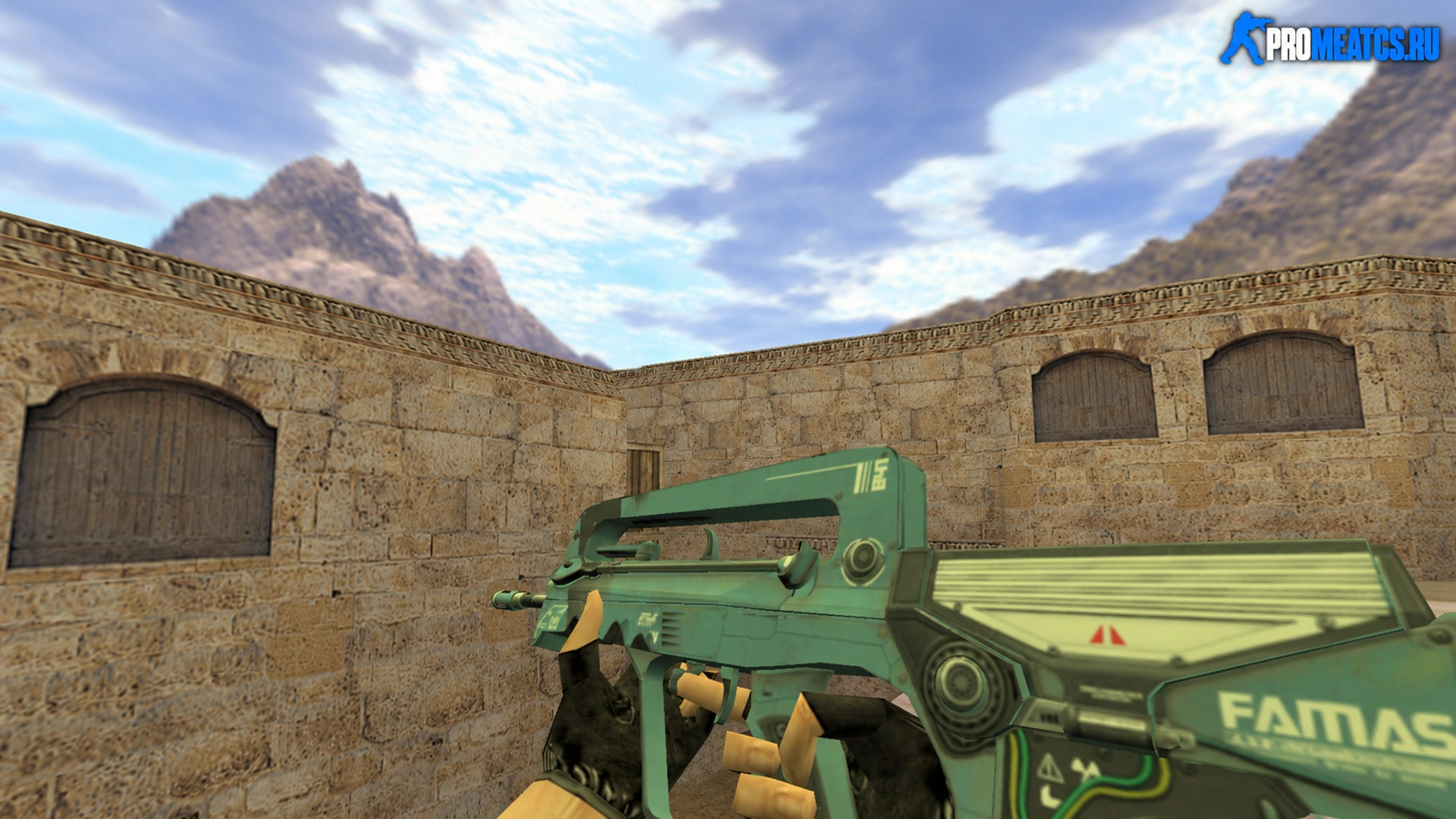 Модель Famas Небесный сокол для CS 1.6 — скриншот 1