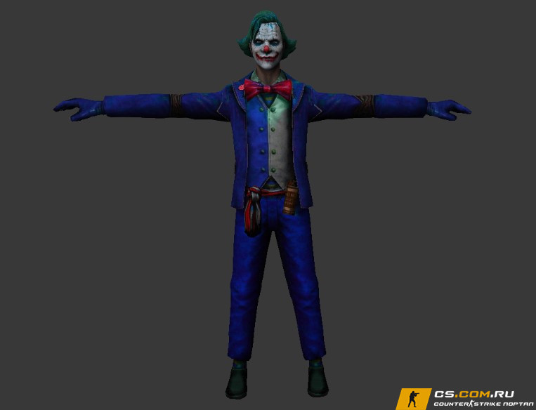 Модель игрока Joker для CS 1.6 - Джокер на КС 1.6 — скриншот 1