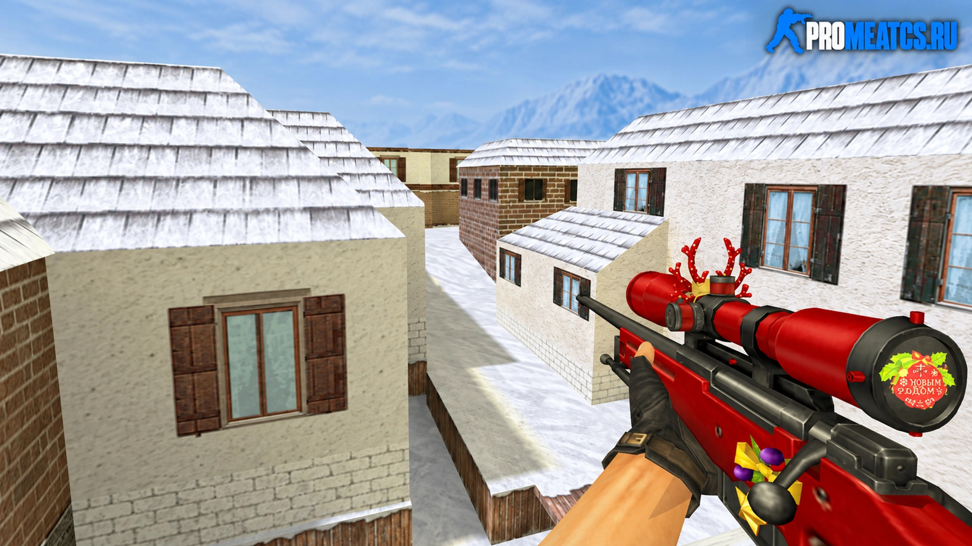 Модель AWP «Рождество» для CS 1.6 — скриншот 1