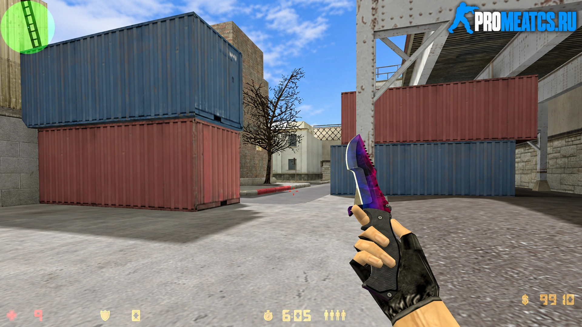 Модель Охотничий нож «Doppler Phase 2» для CS 1.6 — скриншот 1