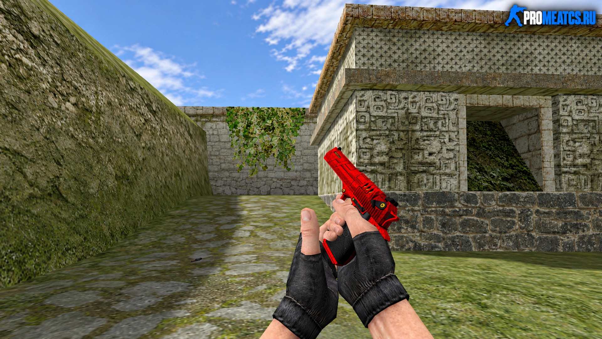 Модель Deagle Красный для CS 1.6 — скриншот 1