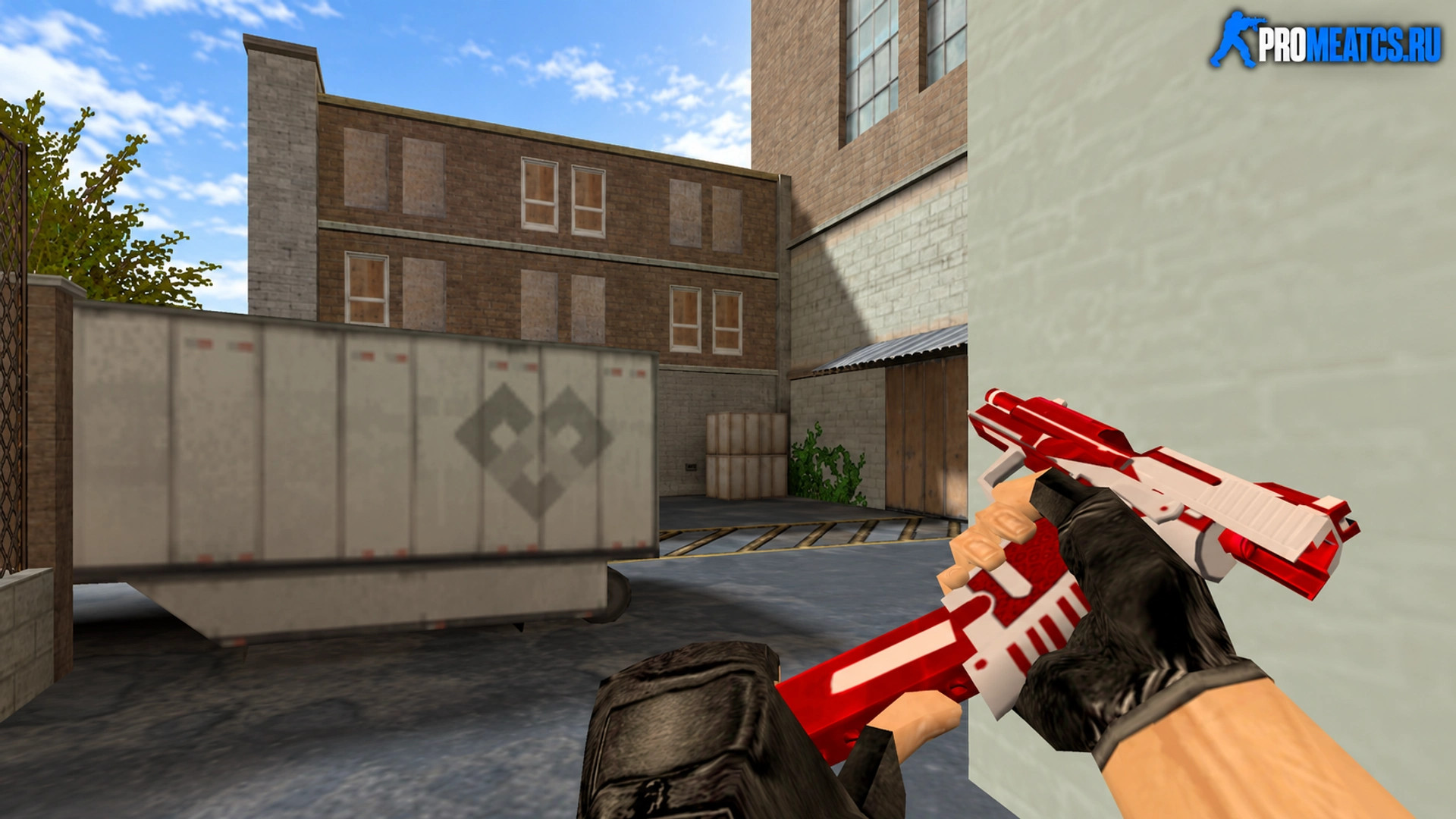 Модель USP Красная судьба для CS 1.6 — скриншот 1