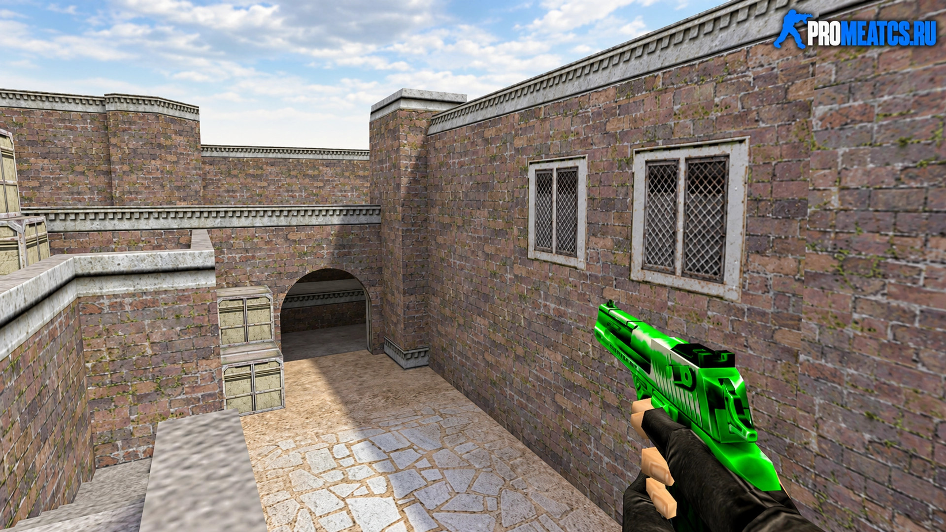 Модель Deagle Зеленый для CS 1.6 — скриншот 1