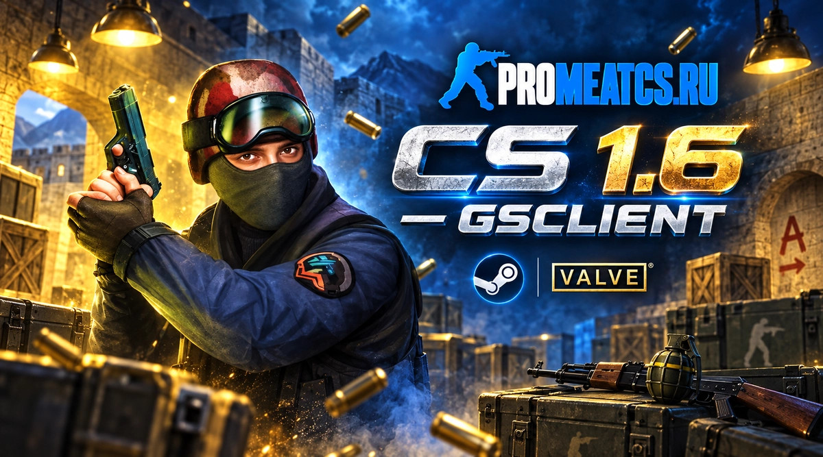 CS 1.6 (КС1.6) GSclient - ГСклиент 1.6 — скриншот 1