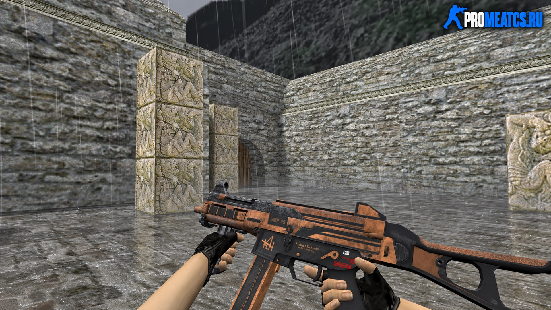 Модель HD UMP-45 «Bark Beetle» для CS 1.6 — скриншот 1