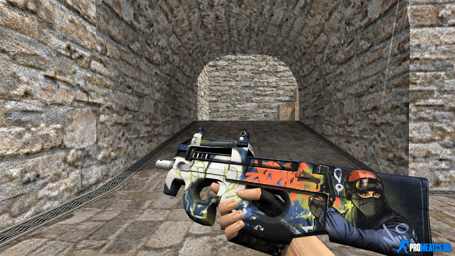 Модель HD P90 «Nostalgia» для CS 1.6 — скриншот 1