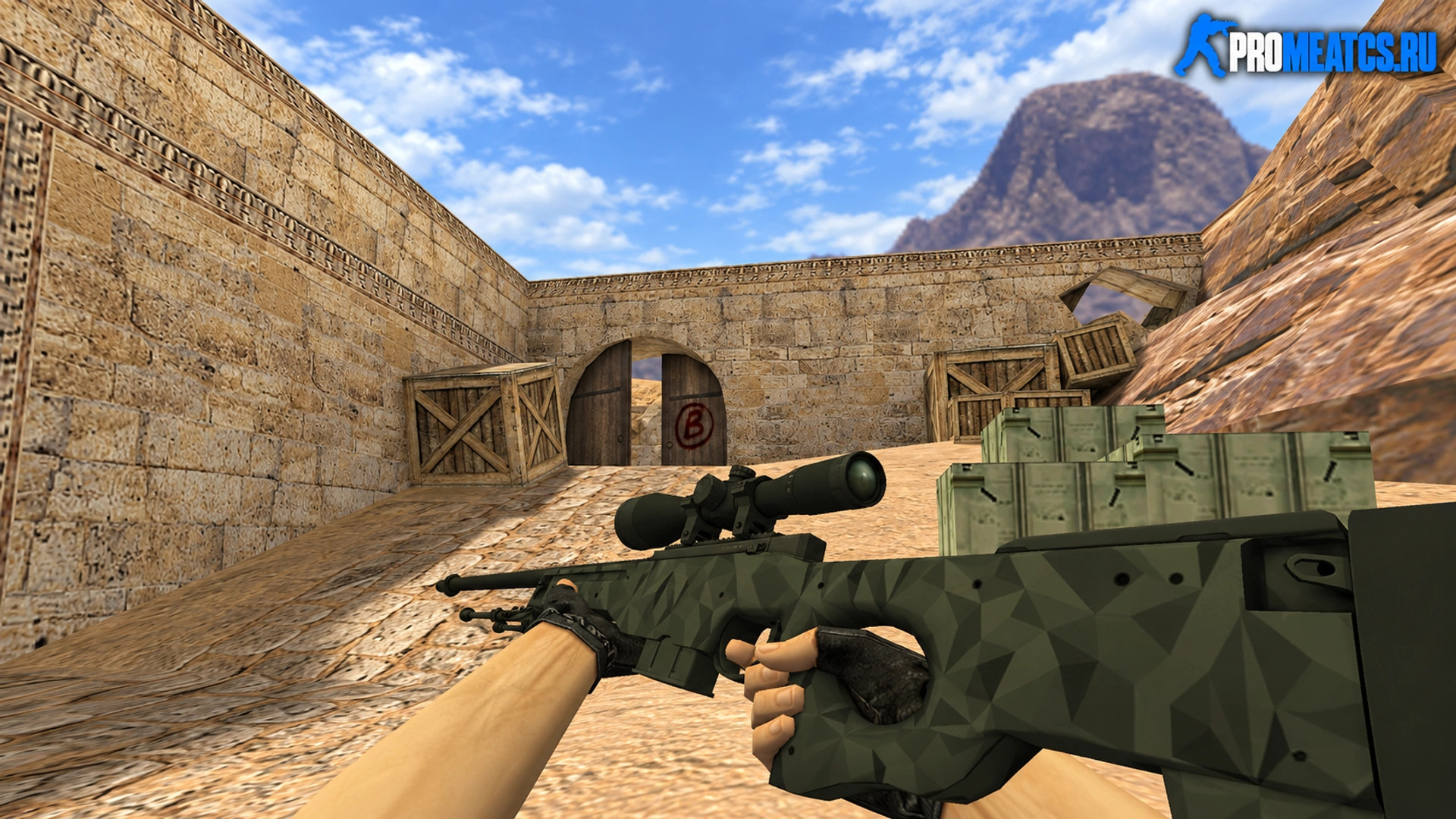 Модель AWP «Графит» для CS 1.6 — скриншот 1