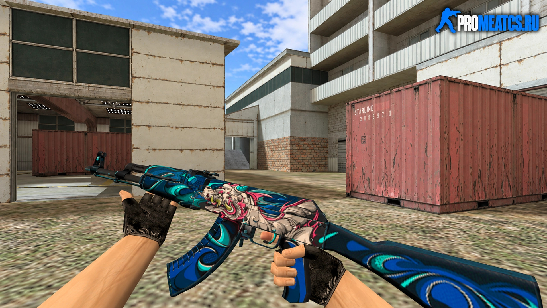Модель AK-47 «Nightmare» для CS 1.6 — скриншот 1