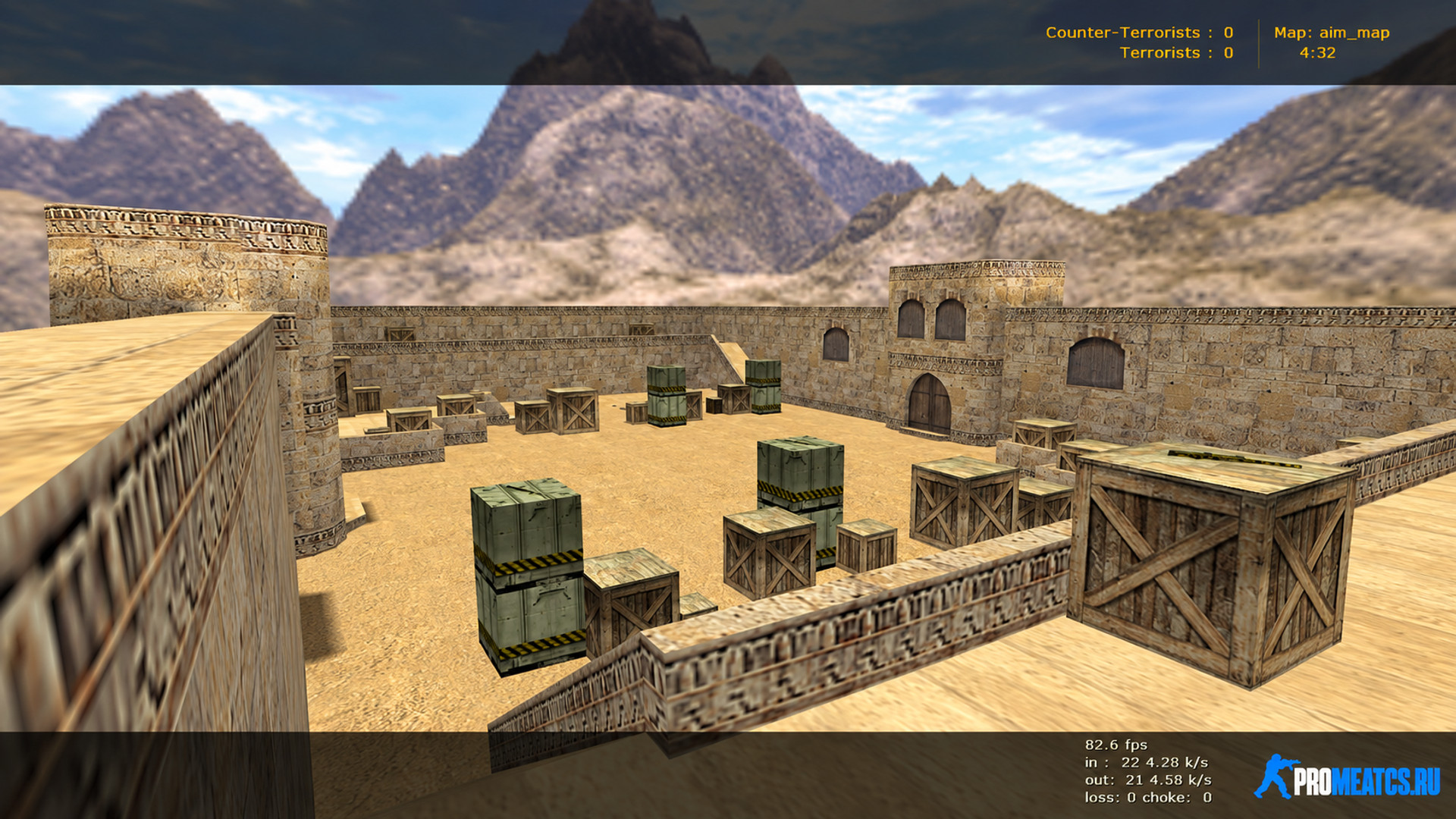 Карта «aim_map» для CS 1.6 — скриншот 1