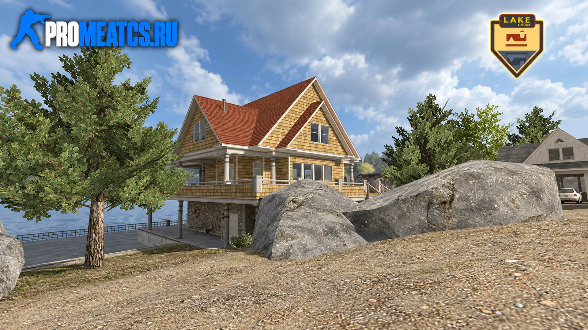 Карта «de_lake_csgo» для CS 1.6 — скриншот 1
