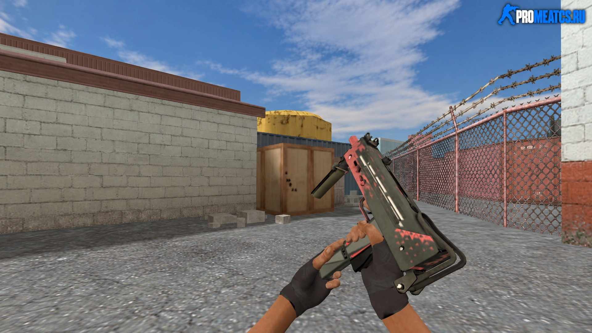 Модель MAC-10 «Клочья» для CS 1.6 — скриншот 1