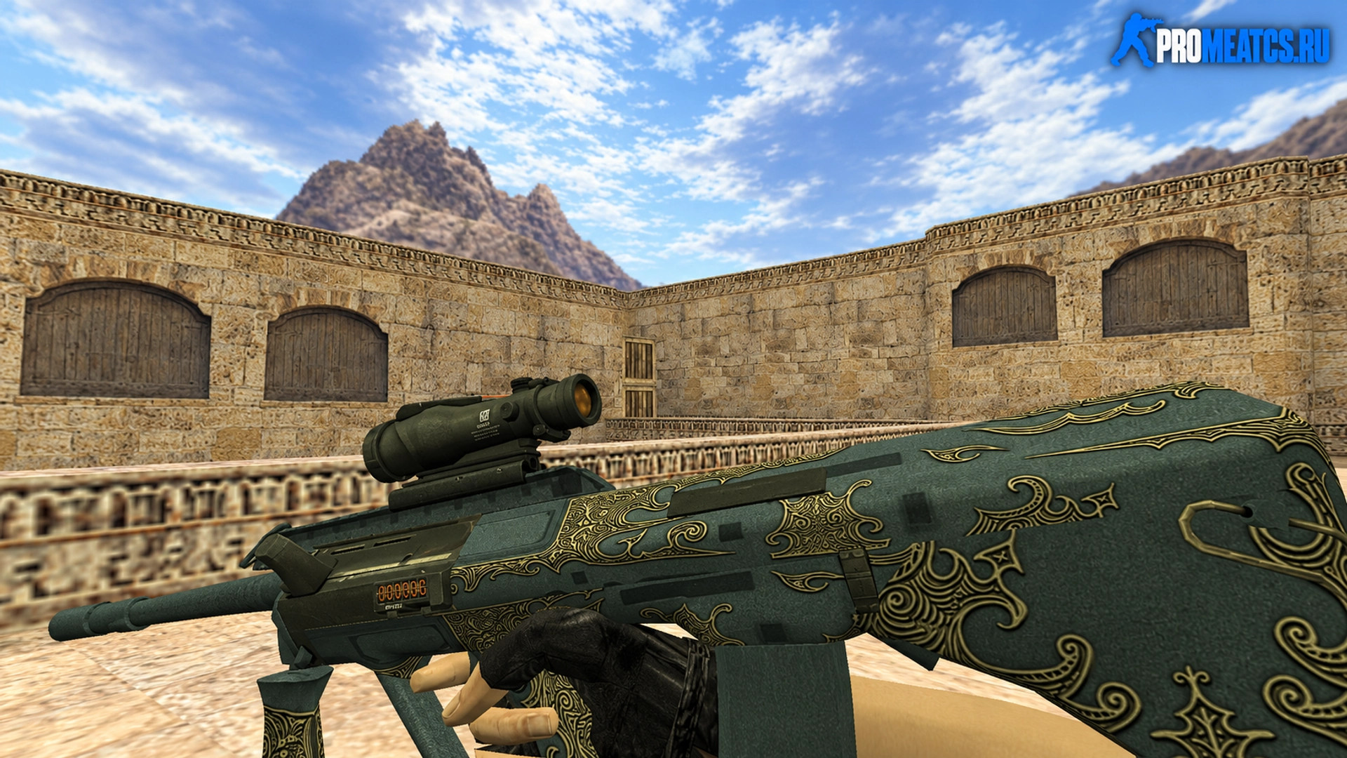 Модель AUG Аристократ для CS 1.6 — скриншот 1