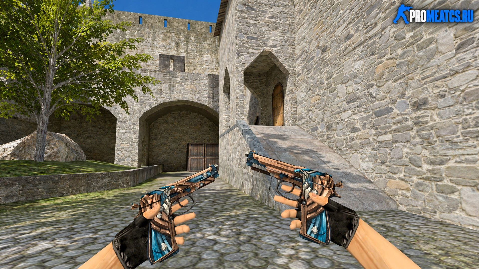 Модель Dual Berettas Глаз ястреба для CS 1.6 — скриншот 1