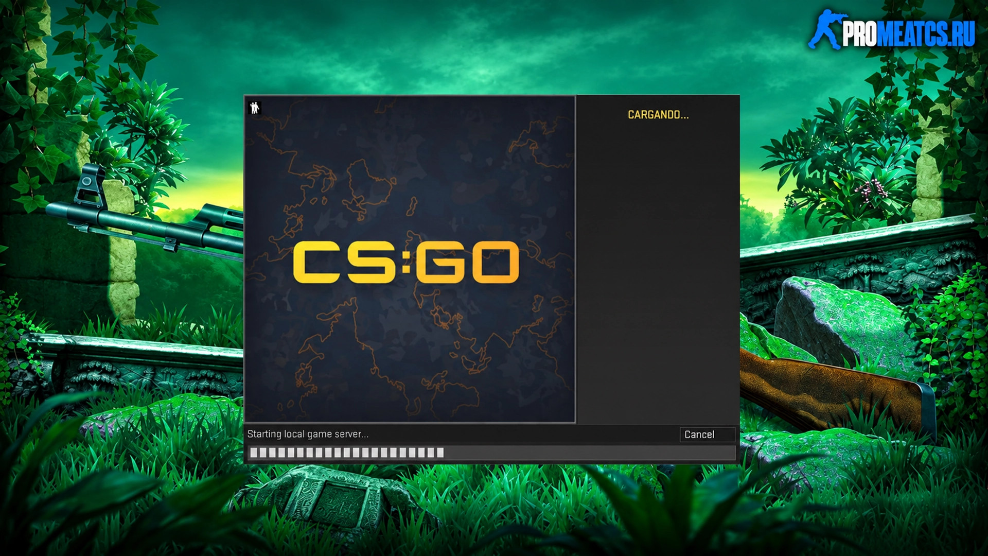 GUI CS 1.6 в стиле CS GO - Тема КС ГО для КС 1.6 — скриншот 1