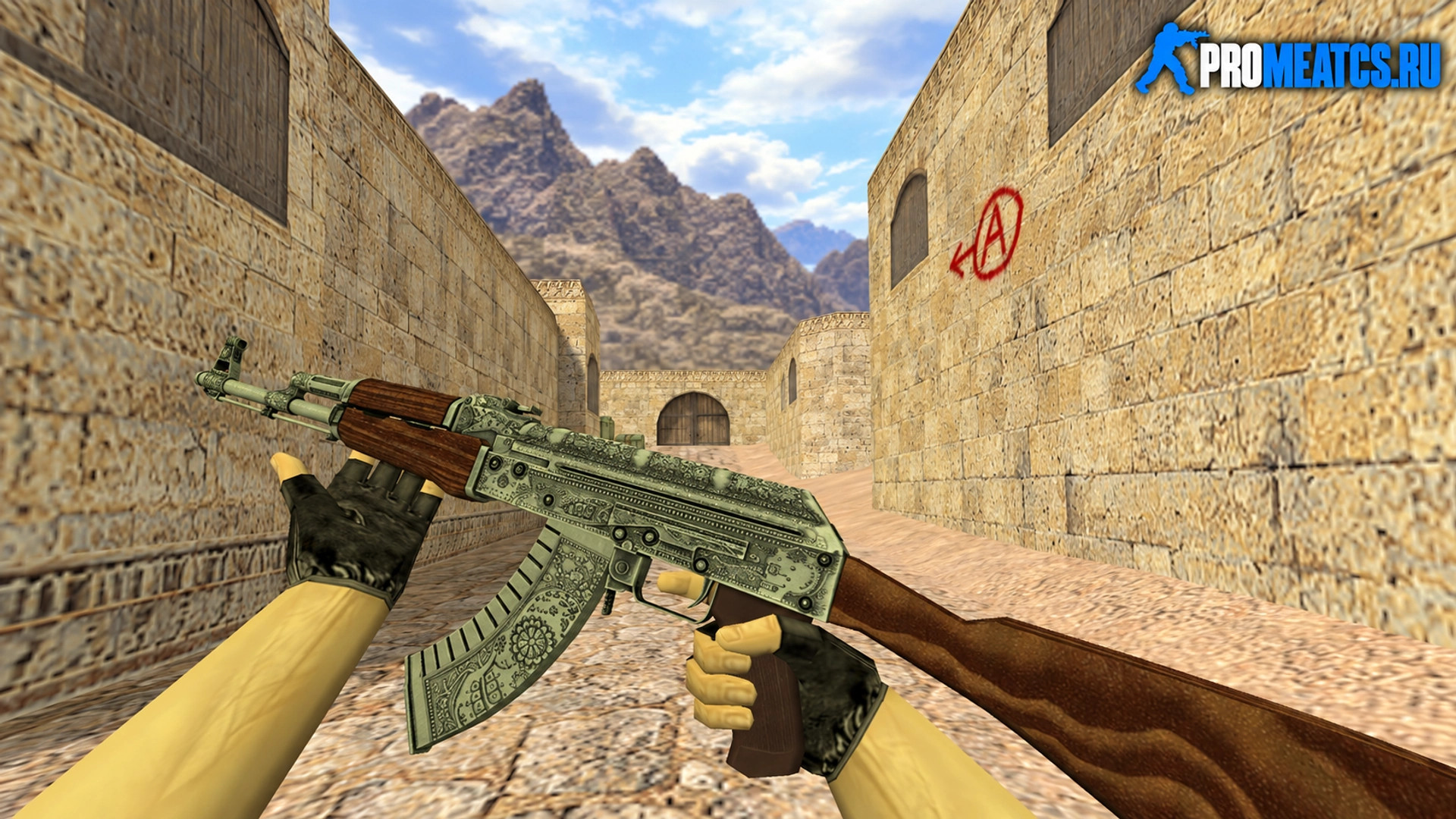 Модель AK-47 «Картель» для CS 1.6 — скриншот 1