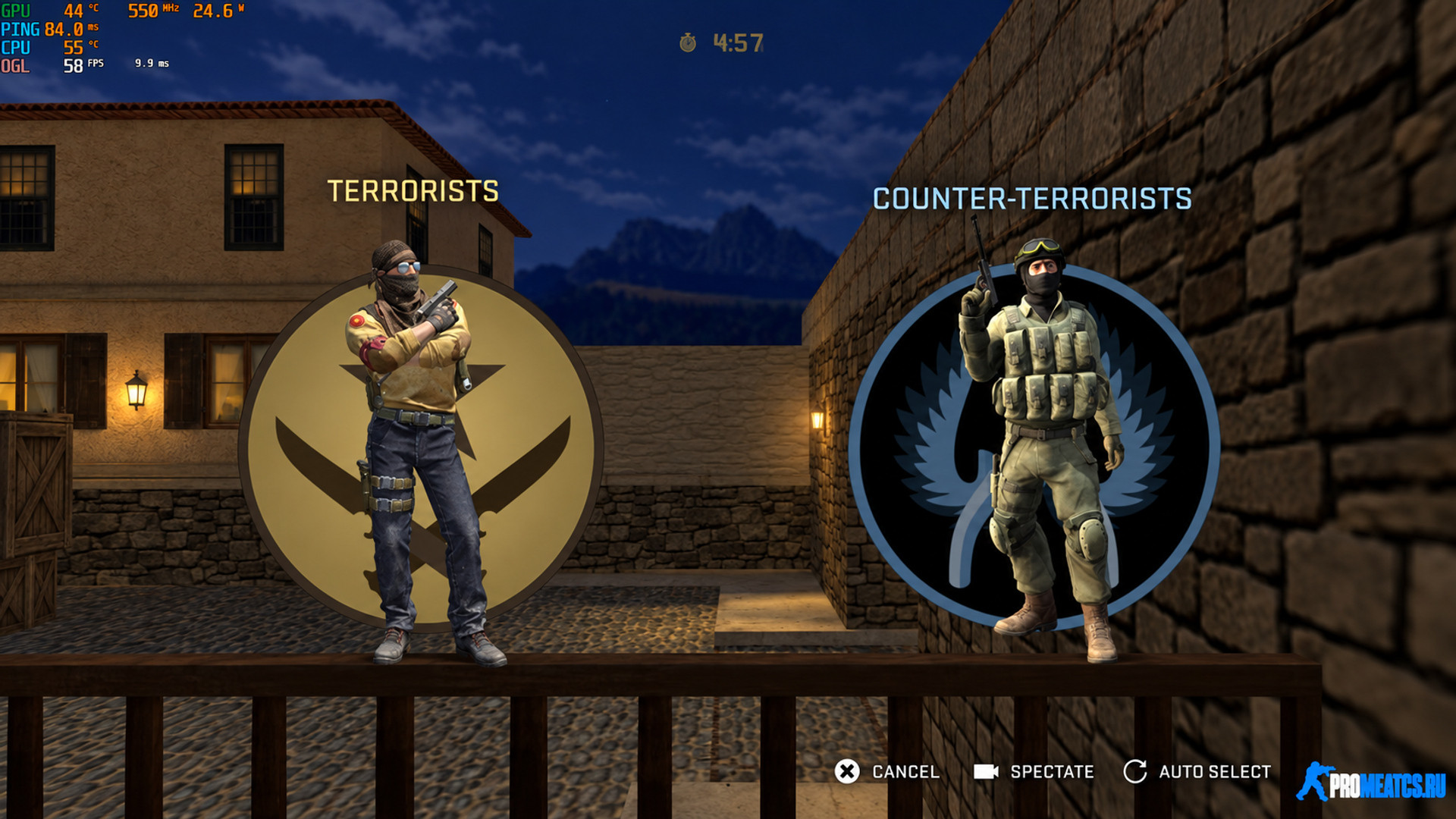 Choose Team Menu из CS:GO для CS 1.6 — скриншот 1