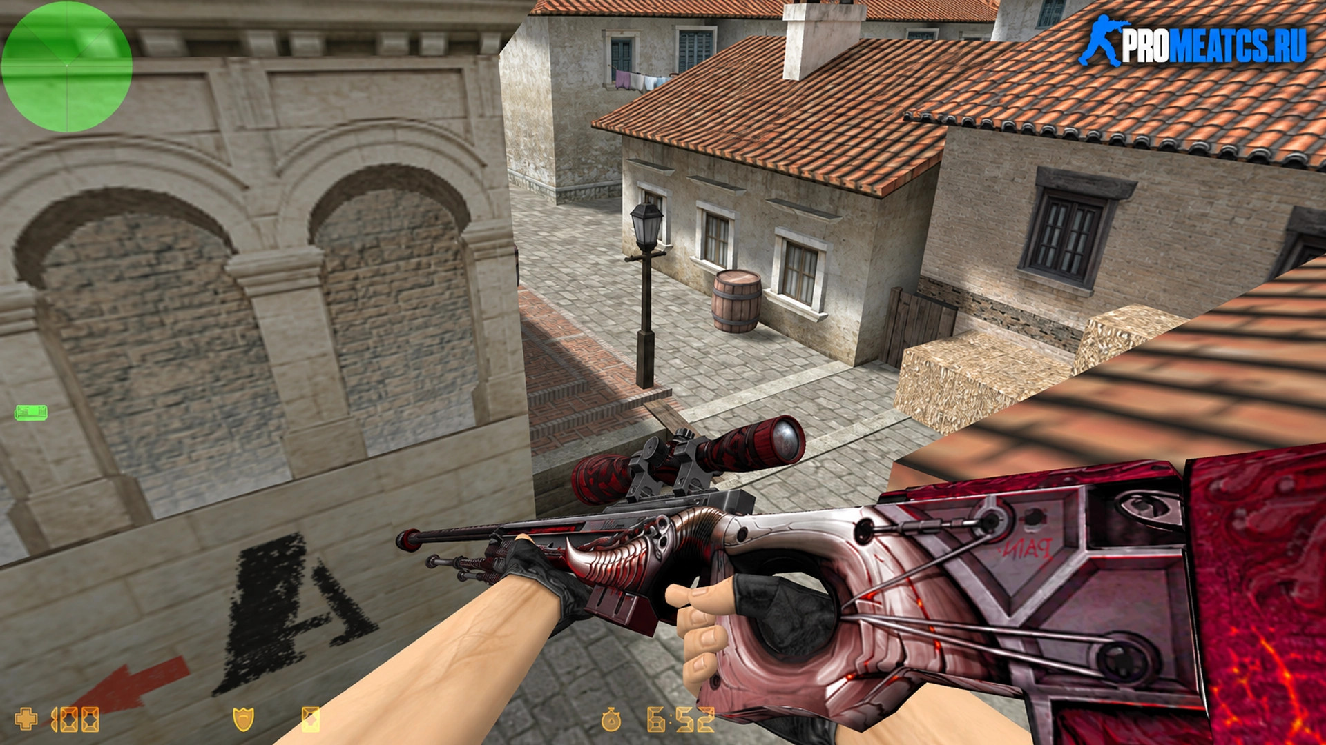 Модель AWP «Проклятие» для CS 1.6 — скриншот 1