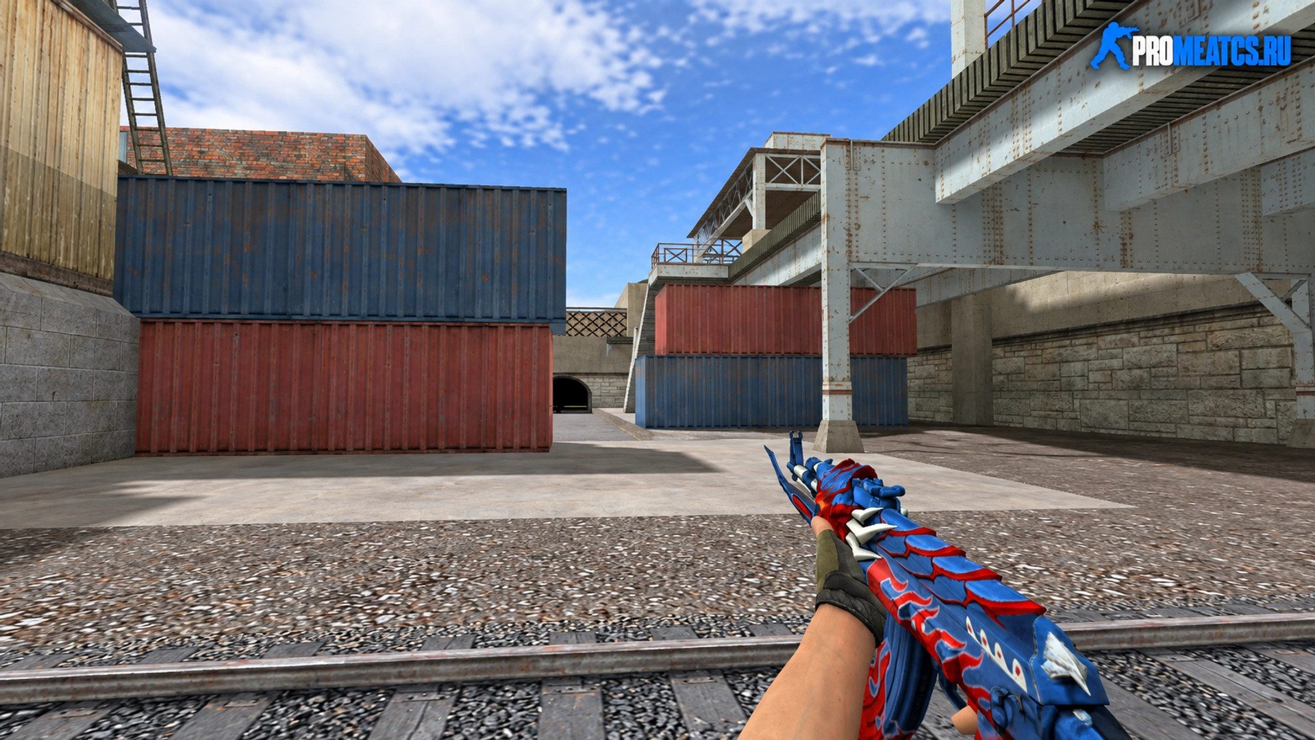 Модель AK-47 «Beast Prime» для CS 1.6 — скриншот 1