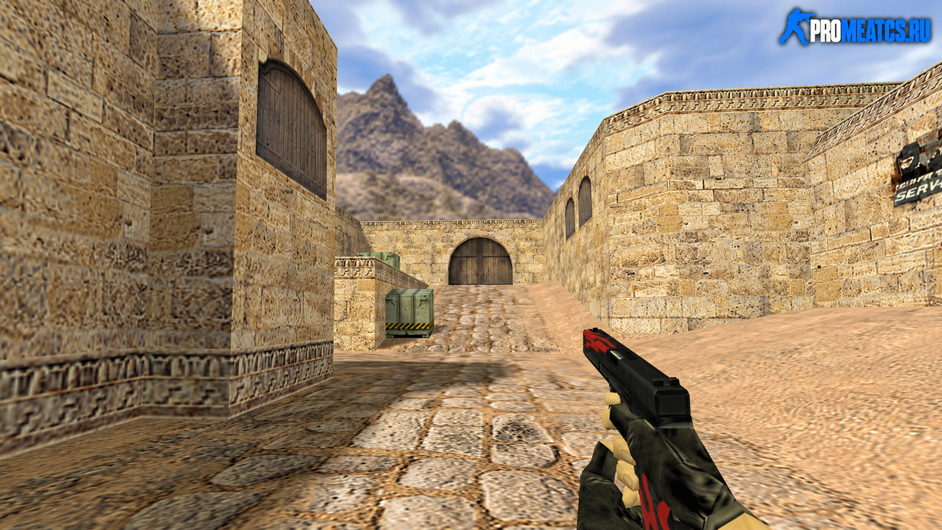 Модель Glock Пламя для CS 1.6 — скриншот 1