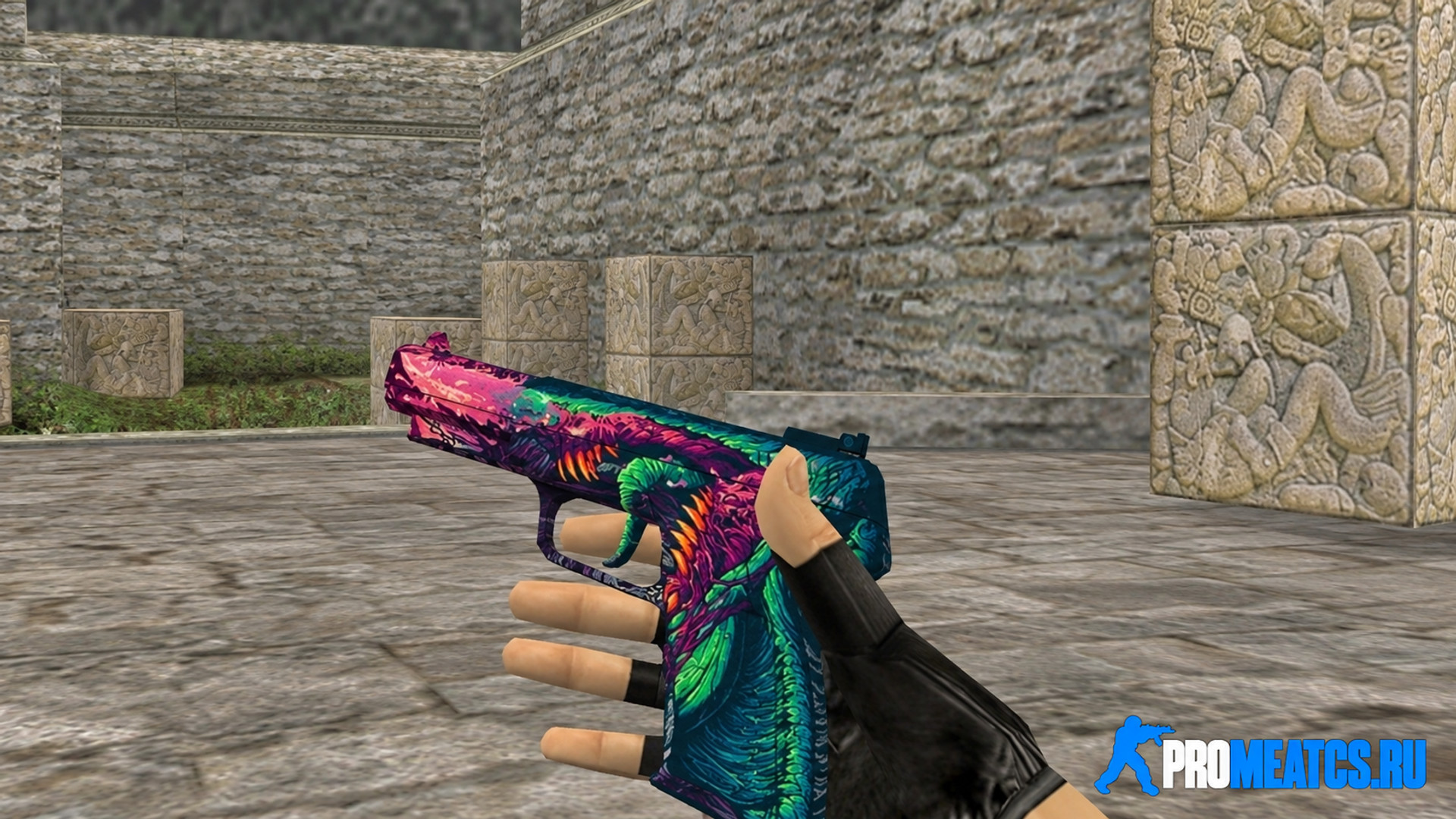 Модель Five-Seven «Hyper Beast» с осмотром модели для CS 1.6 — скриншот 1