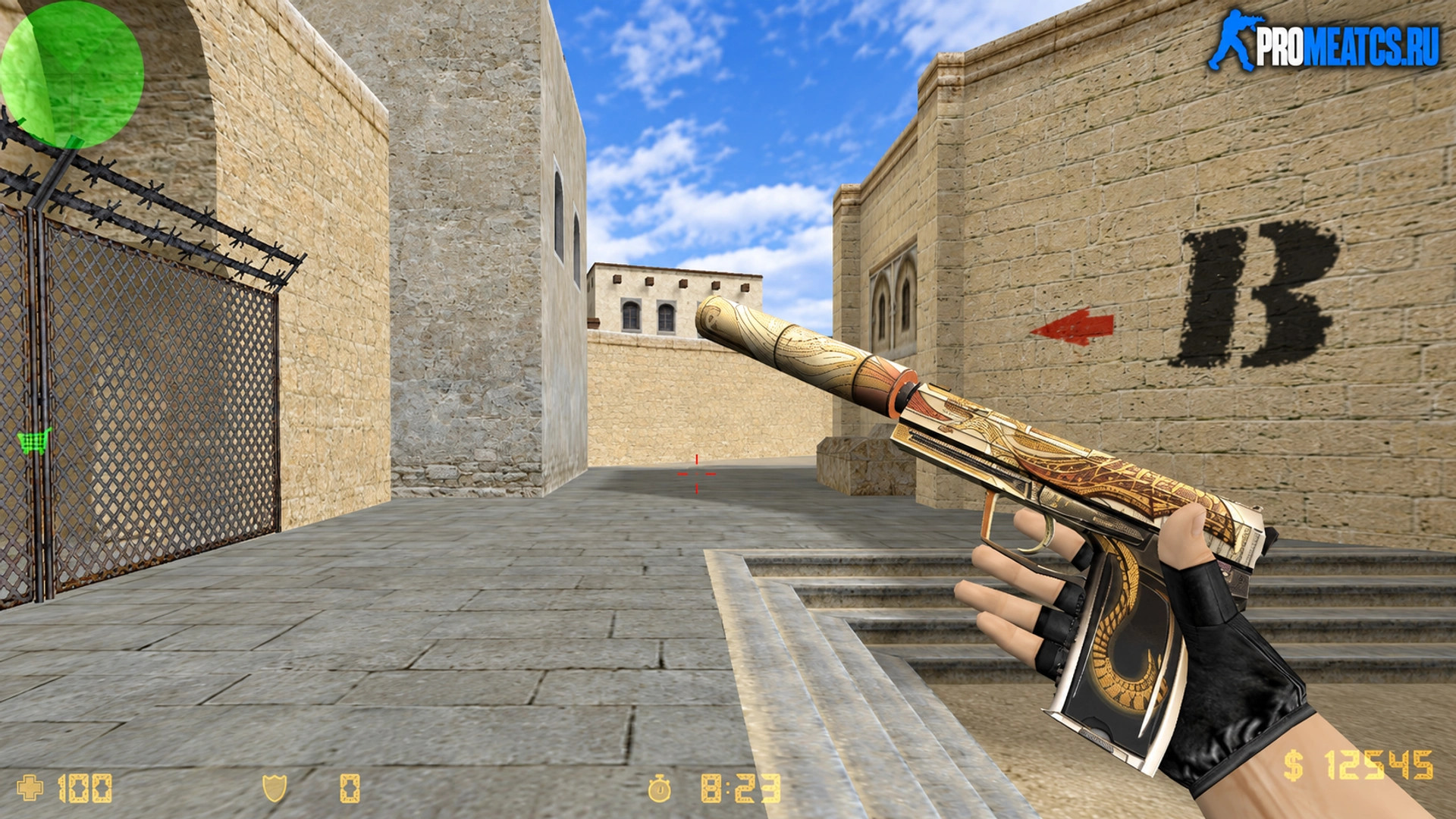 Модель USP Судьба для CS 1.6 — скриншот 1