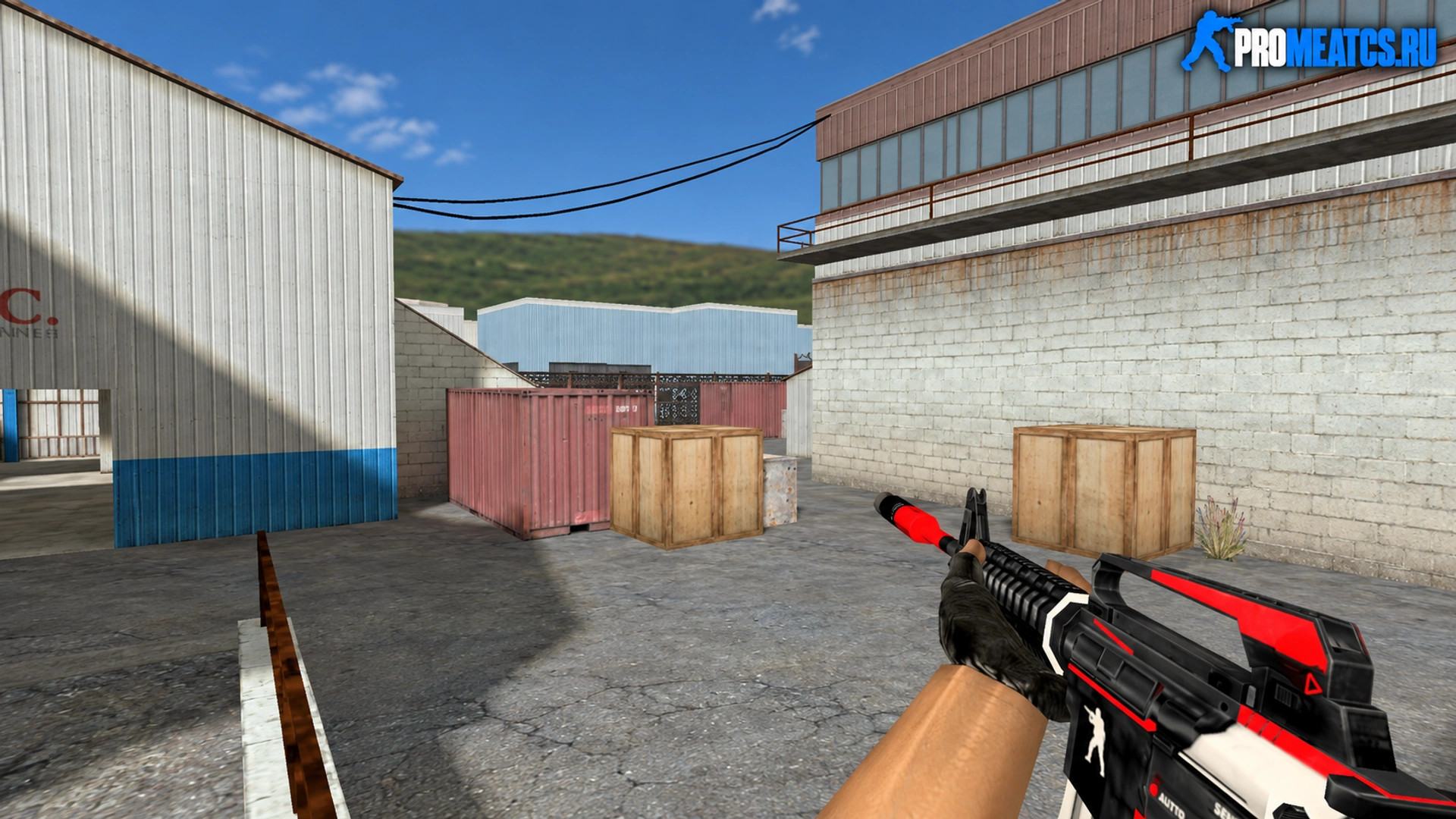 Модель M4A1 «Cyrex Retexture» для CS 1.6 — скриншот 1