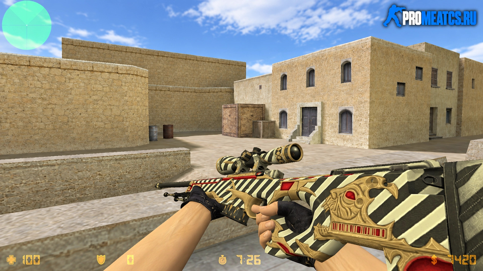 Модель AWP «Фауст» для CS 1.6 — скриншот 1
