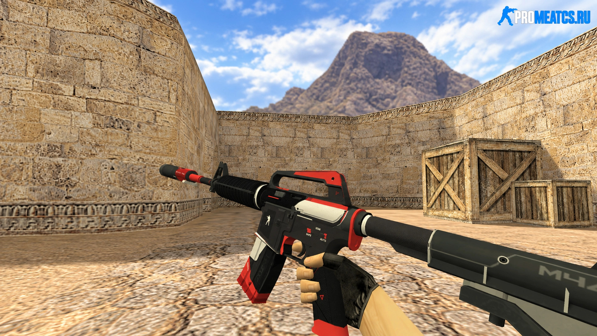 Модель M4A1 «Cyrex» для CS 1.6 — скриншот 1
