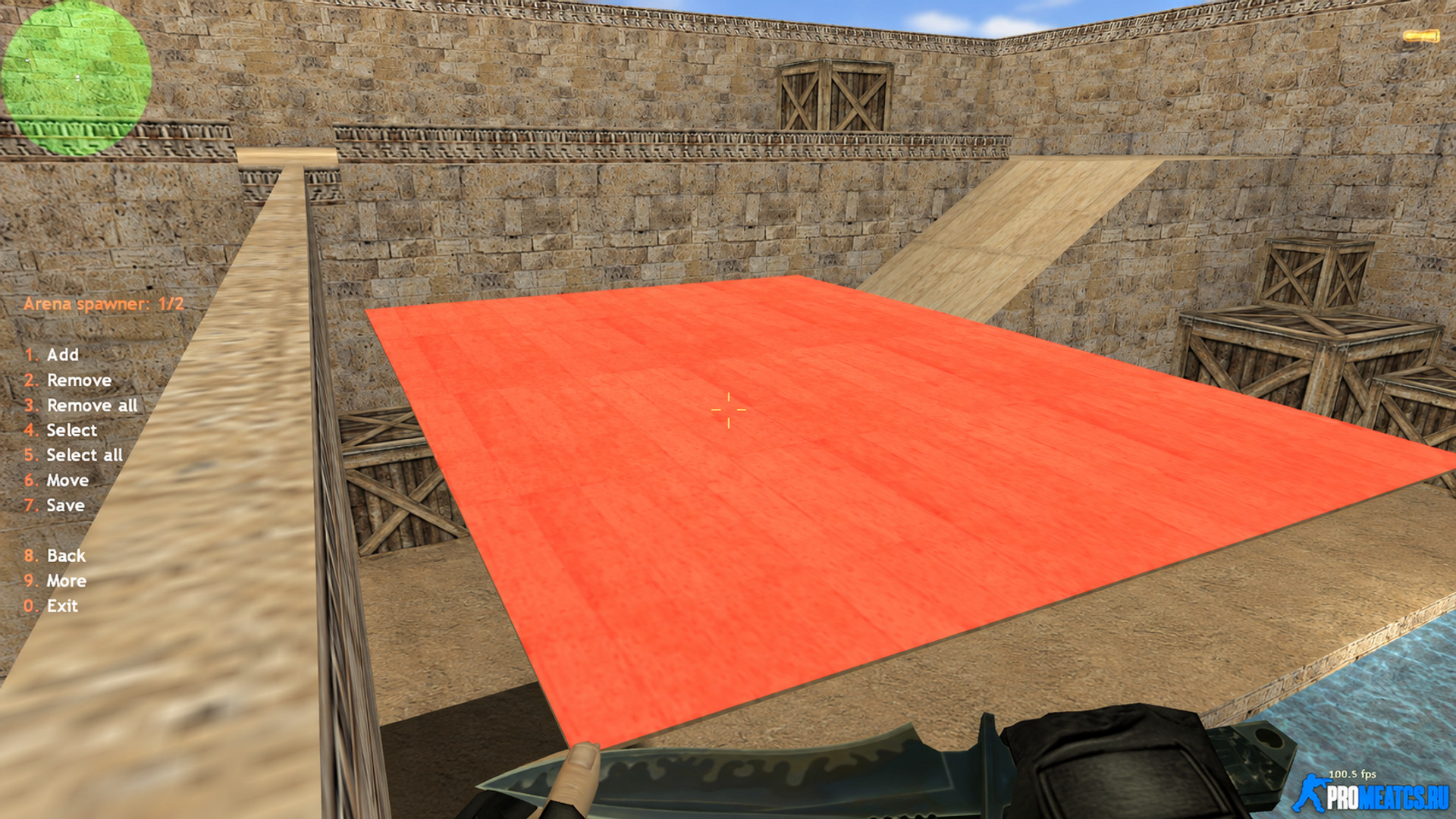 Плагин «Knife Duel Arena» для CS 1.6 - дуэли на кнайф сервере — скриншот 1