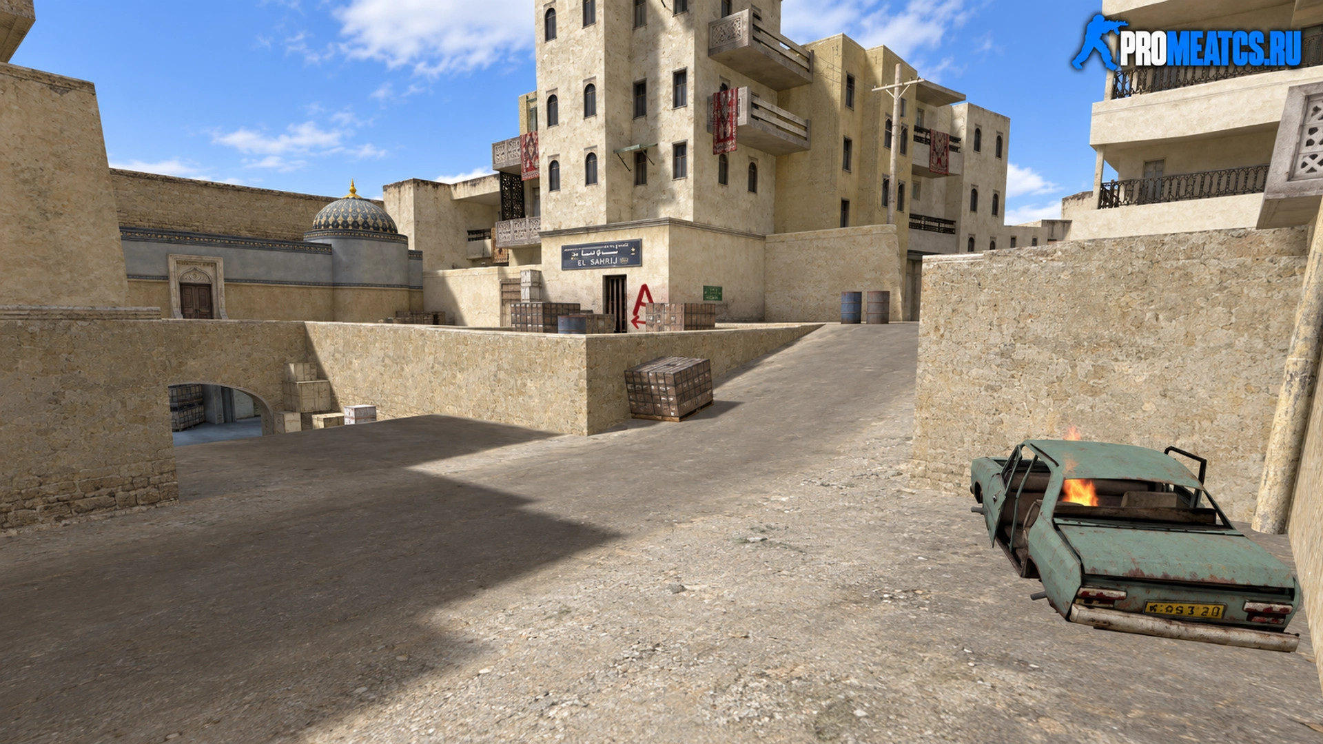 Карта «css_dust2_go» для CS 1.6 — скриншот 1