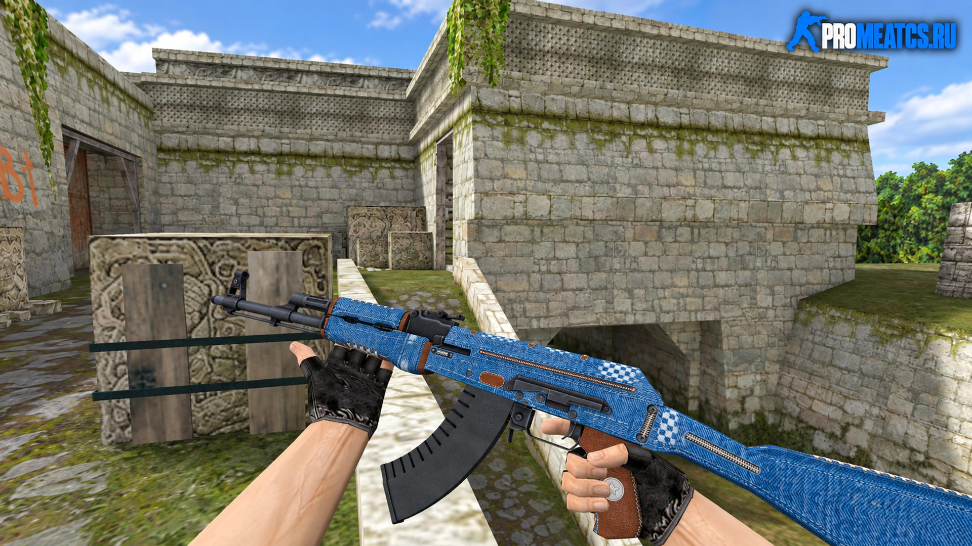 Модель AK-47 «Джентльмен» для CS 1.6 — скриншот 1