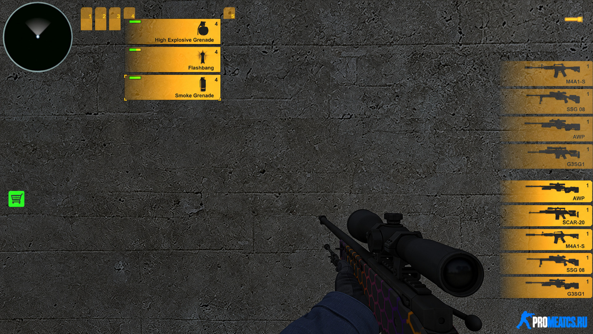 HUD из CS:GO для CS 1.6 — скриншот 1