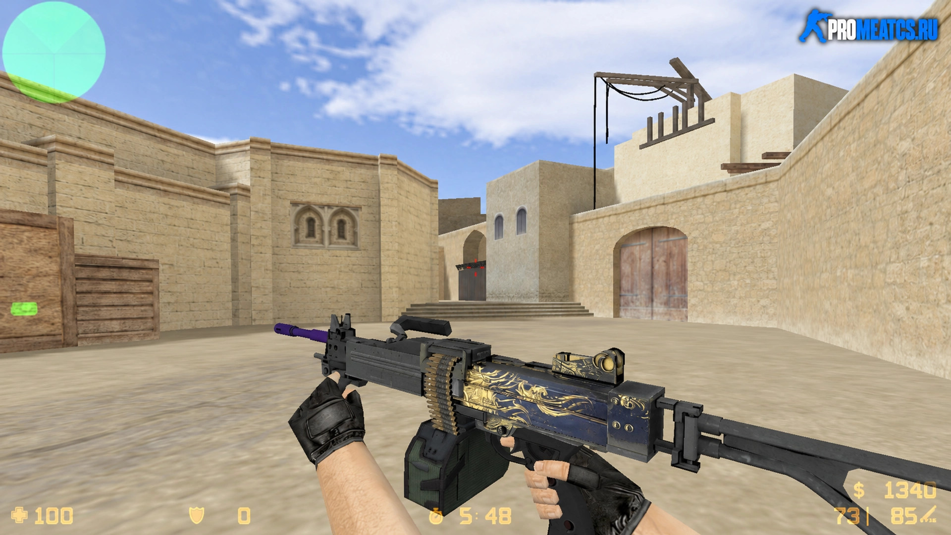 Модель Negev «Боец» для CS 1.6 — скриншот 1
