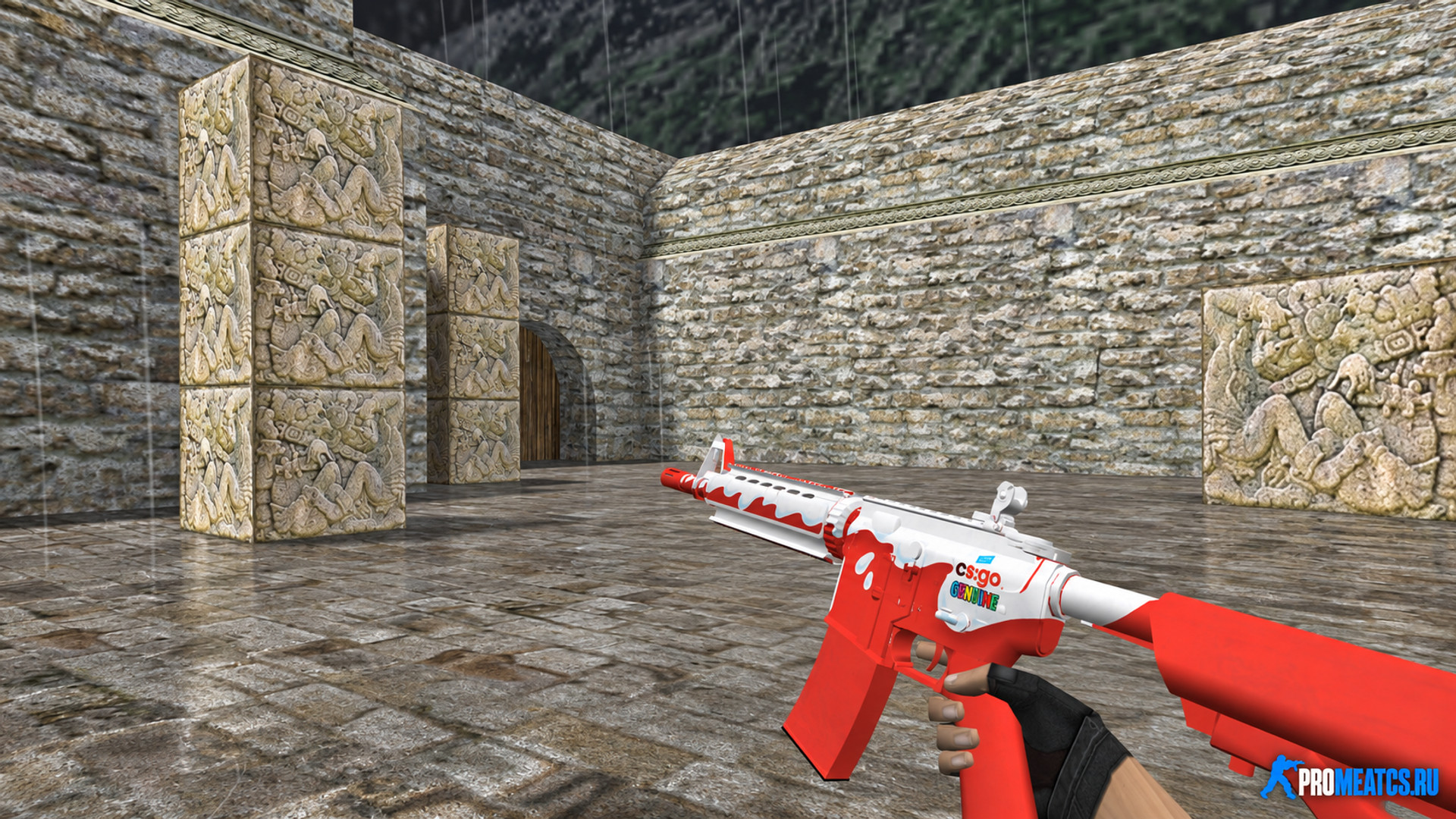 Модель M4A1-S Guntime Kinder для CS 1.6 — скриншот 1