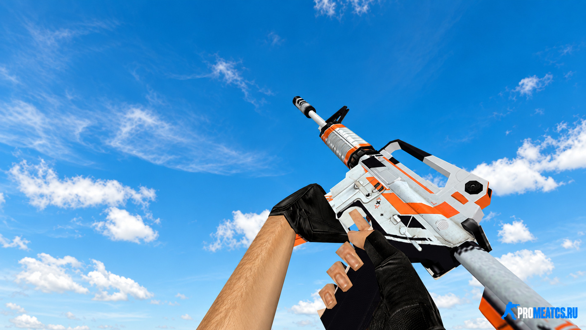 Модель «Default M4A1 «Азимов»» для CS 1.6 — скриншот 1