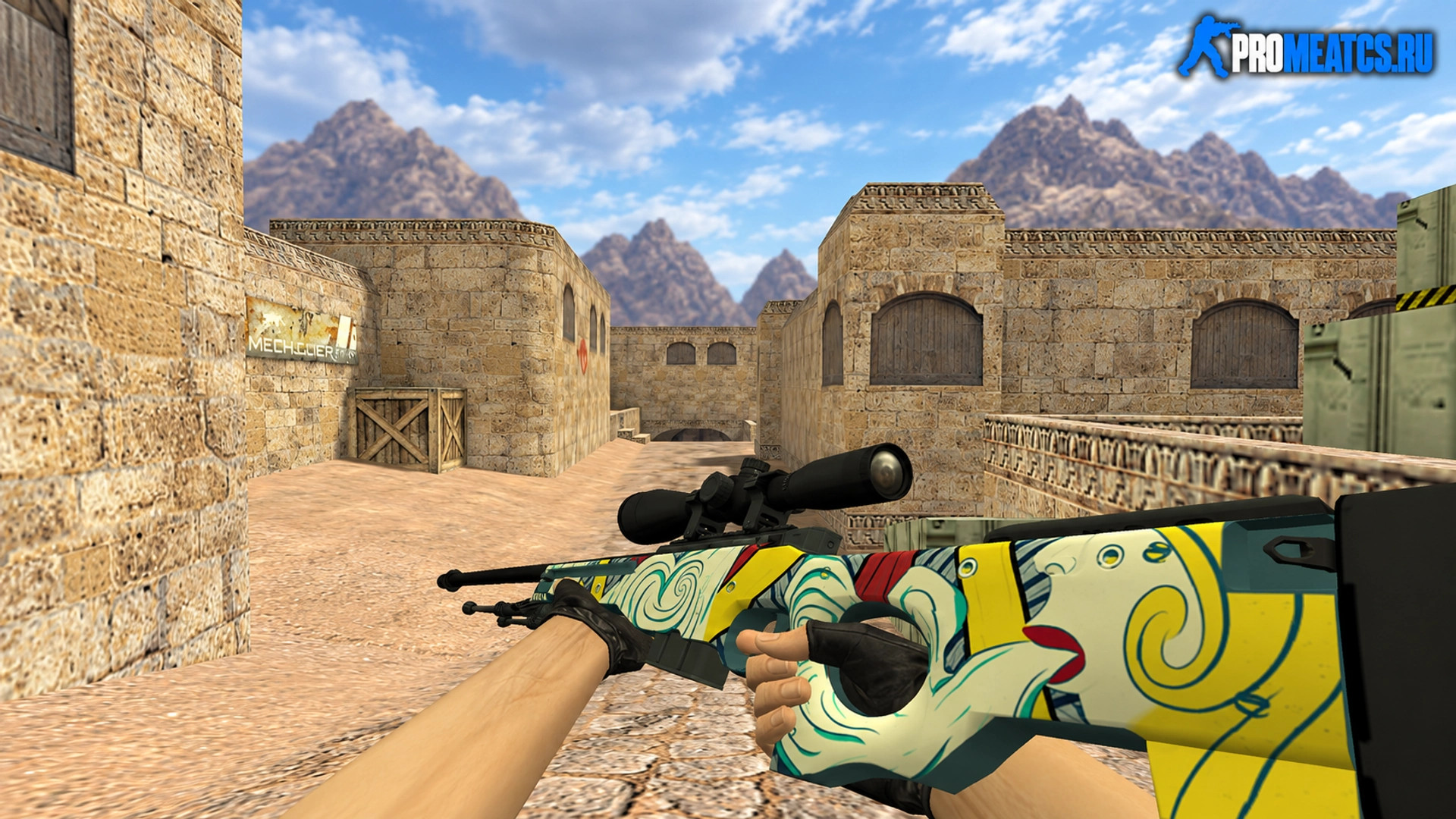 Модель AWP «Раслабуха» для CS 1.6 — скриншот 1