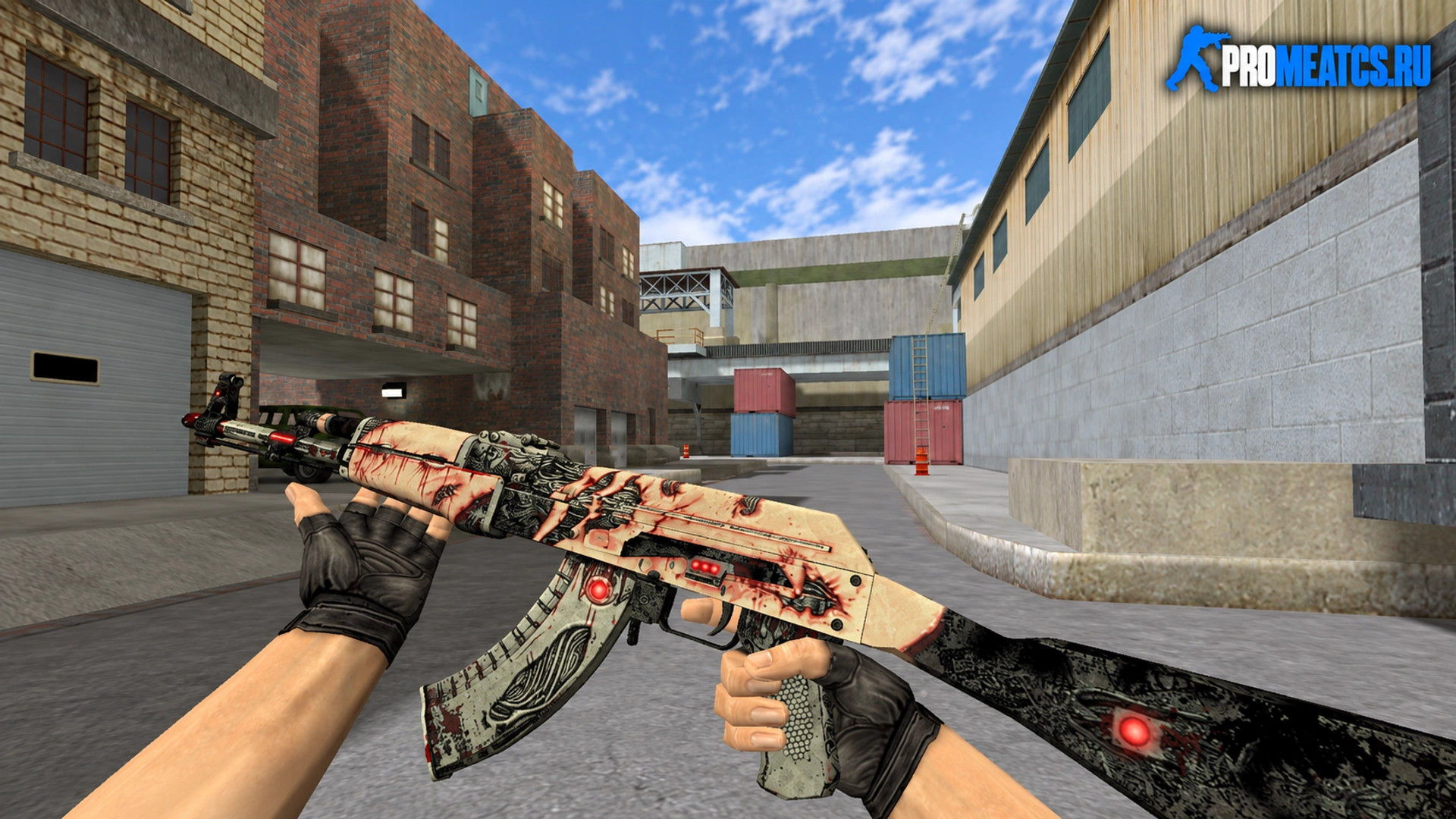 Модель AK-47 «Расплата» для CS 1.6 — скриншот 1