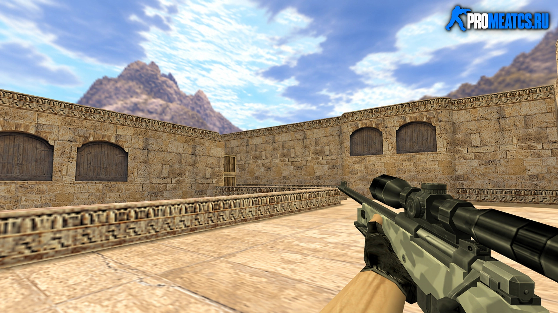 Модель AWP «Зимний камуфляж» для CS 1.6 — скриншот 1