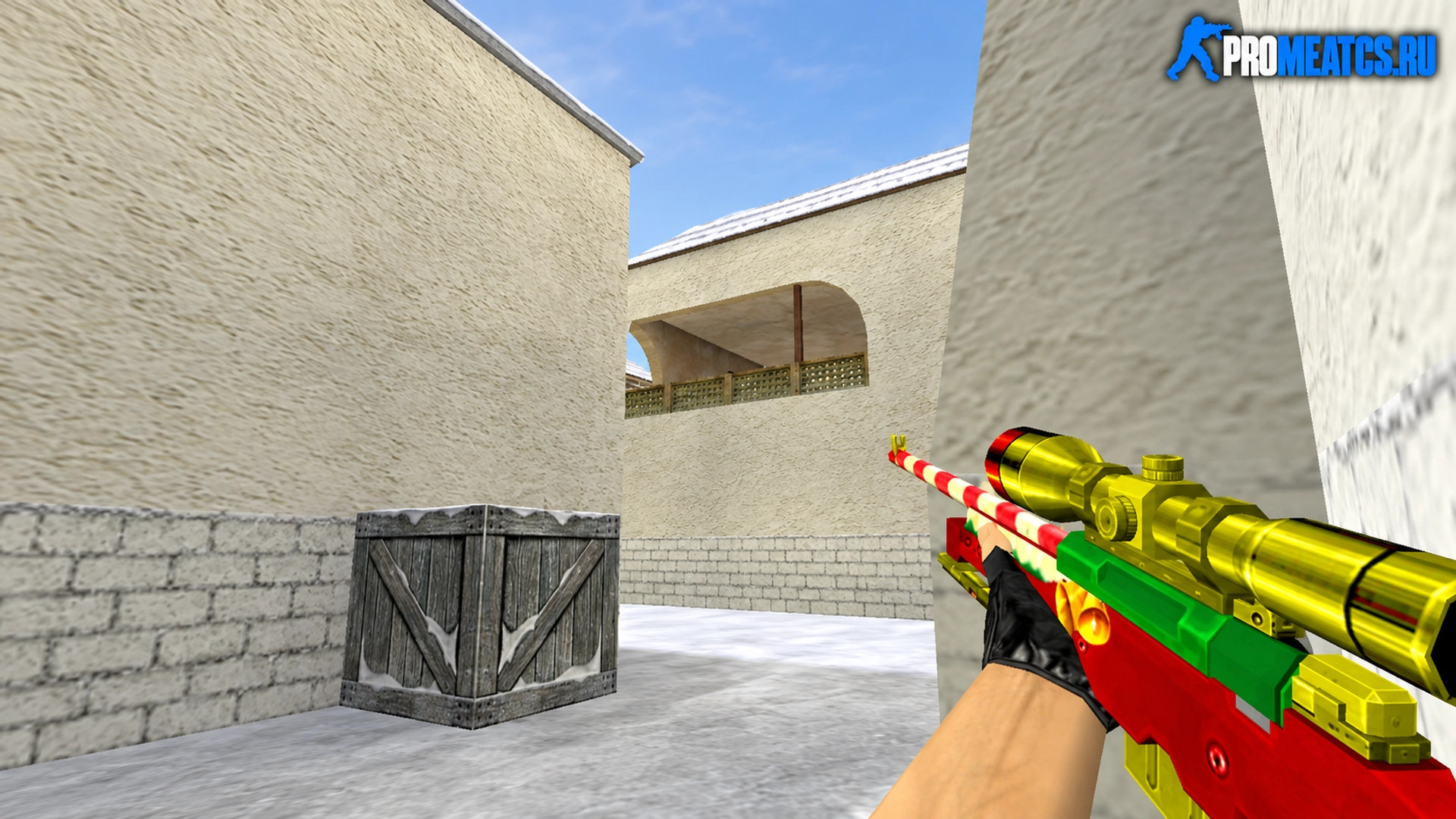 Модель AWP «Санта» для CS 1.6 — скриншот 1