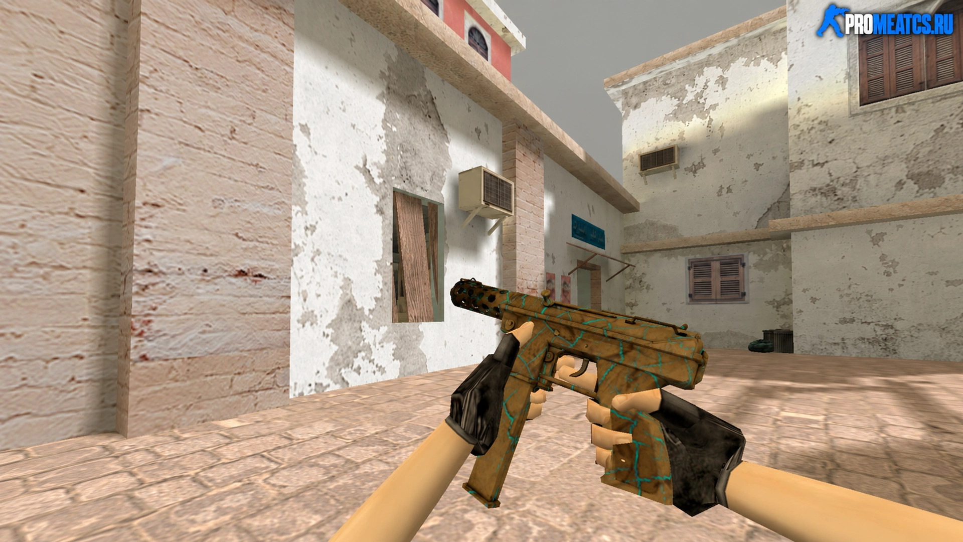 Модель Tec-9 «Треснувший опал» для CS 1.6 — скриншот 1