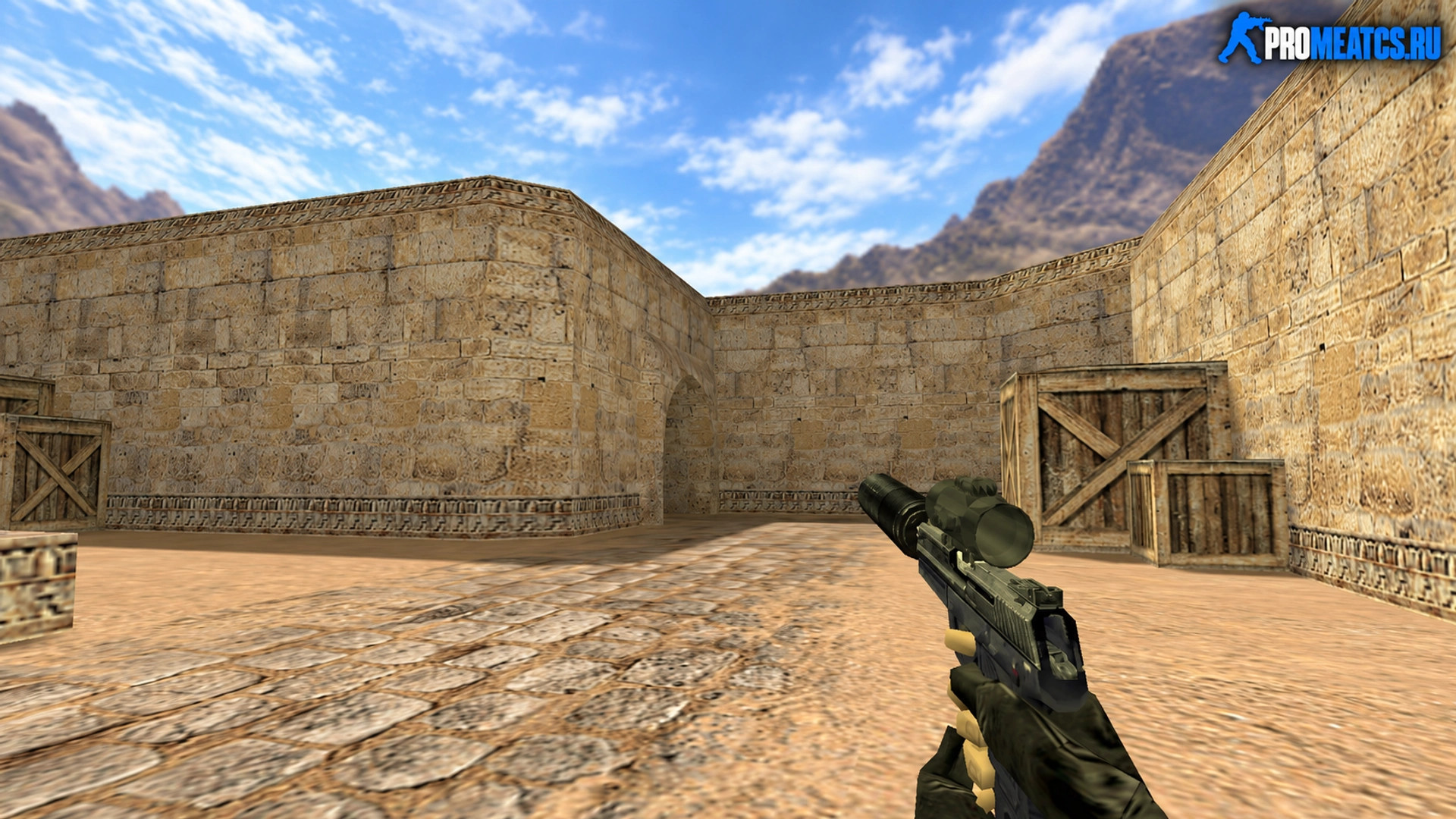 Модель USP с прицелом для CS 1.6 — скриншот 1
