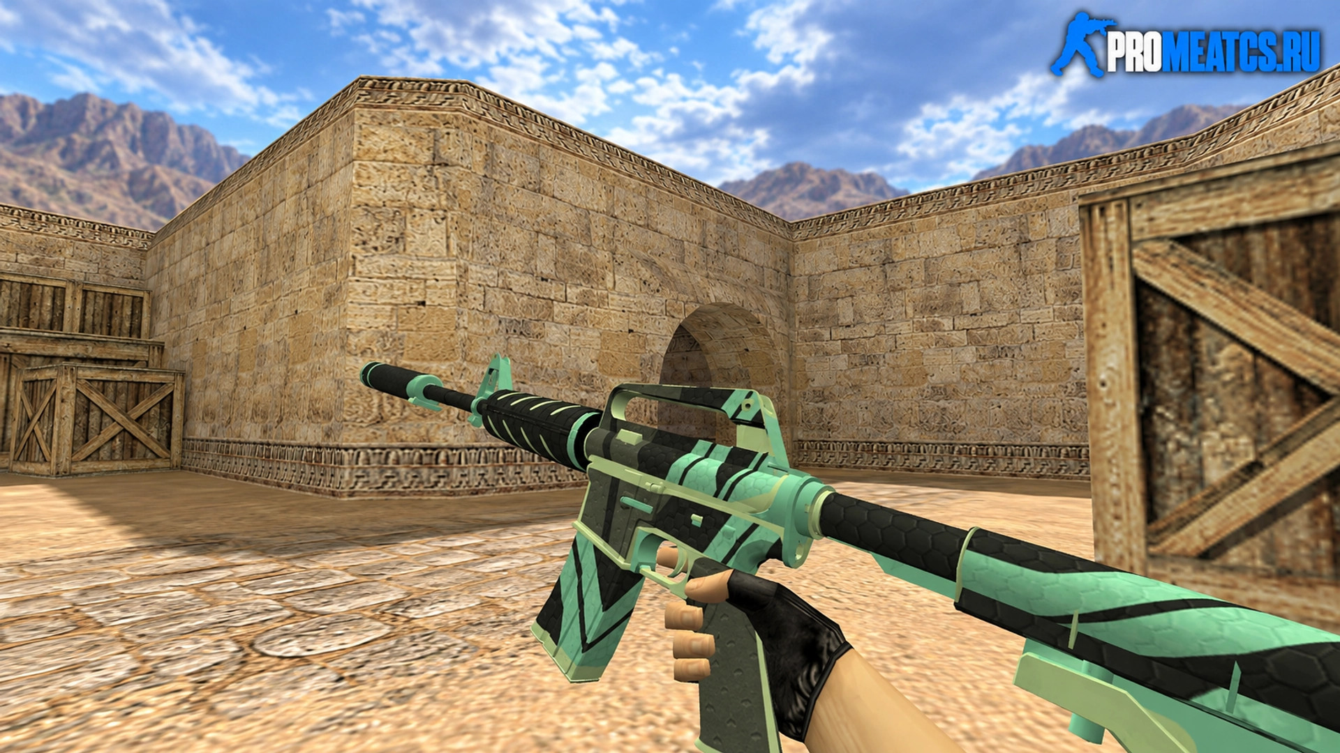 Модель M4A1 «Вулкан» для CS 1.6 — скриншот 1