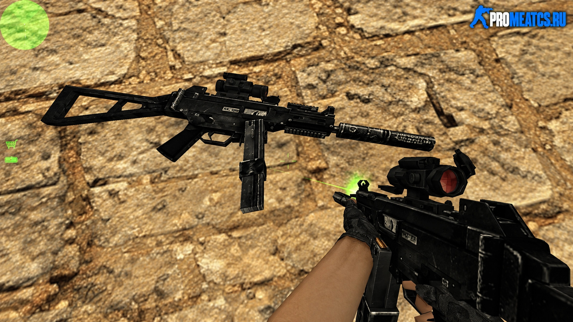 Модель UMP45 «Urban Warfare» для CS 1.6 — скриншот 1