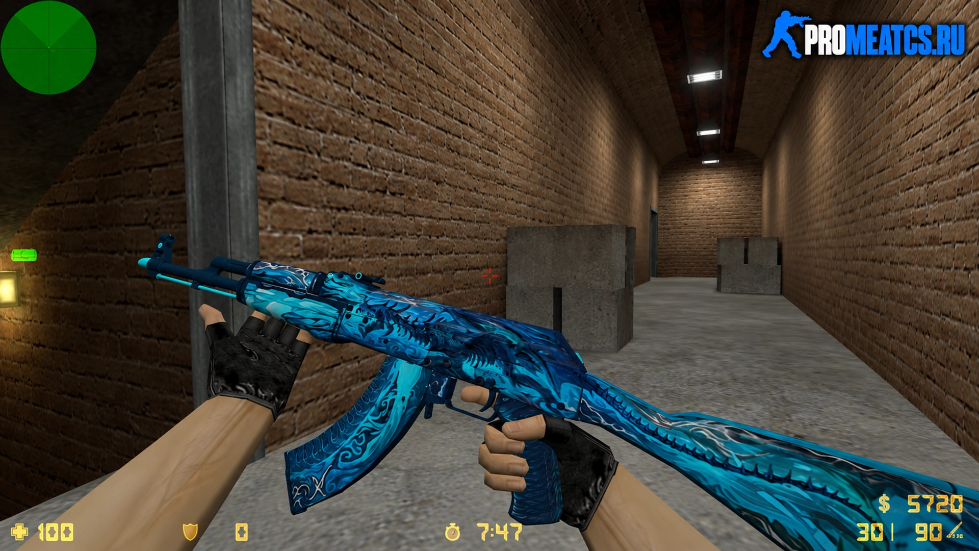Модель AK-47 «Дракон» для CS 1.6 — скриншот 1