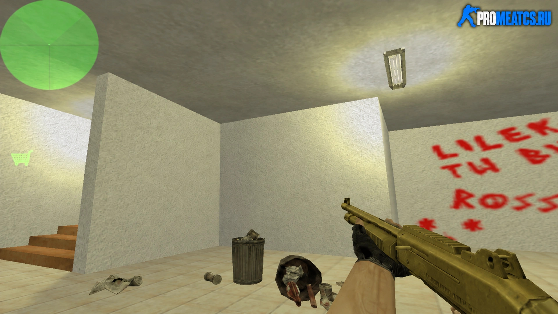 Модель XM1014 «Gold Edition» для CS 1.6 — скриншот 1
